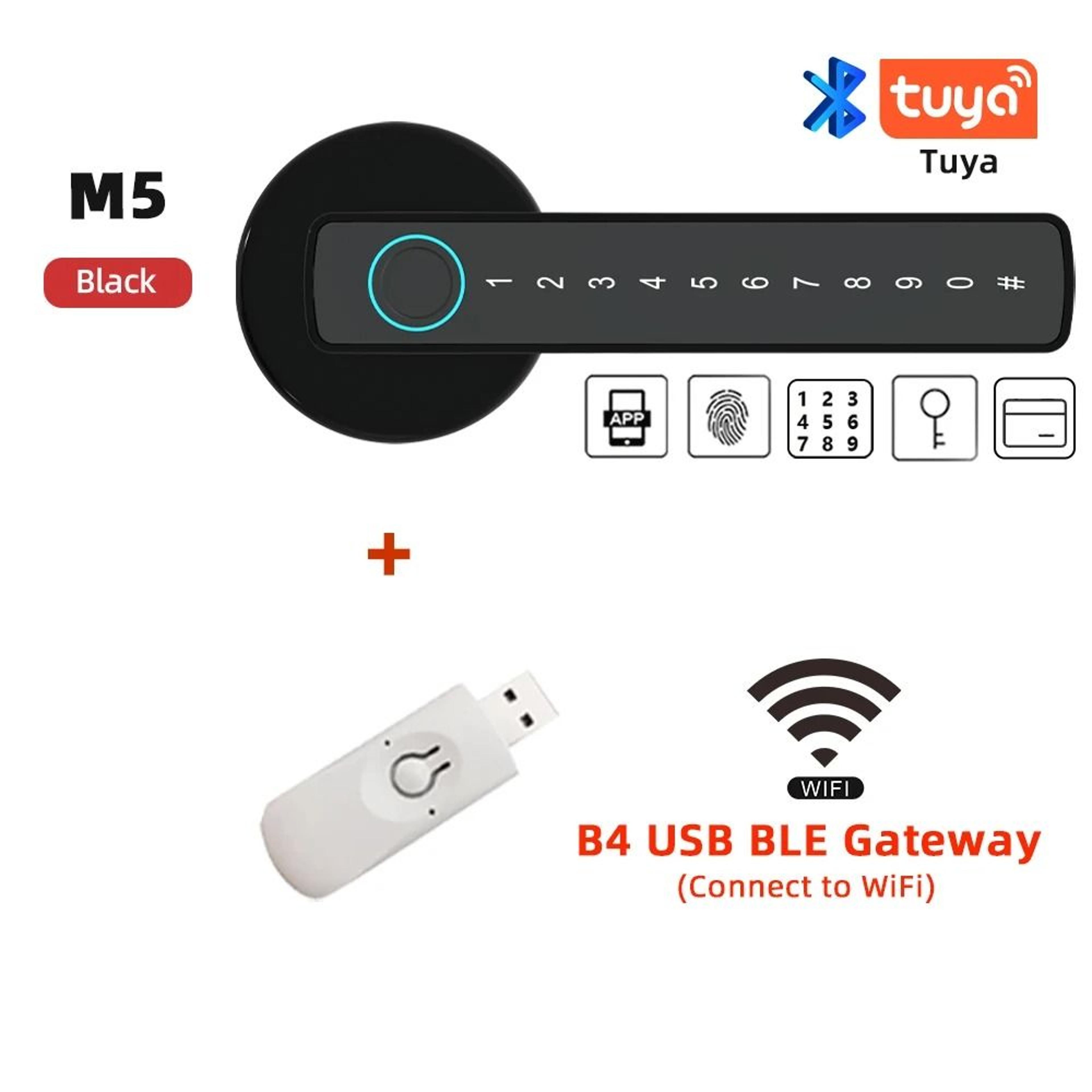 Tuya Smart Fingerprint Door Lock With Digital Keypad And App Access 9