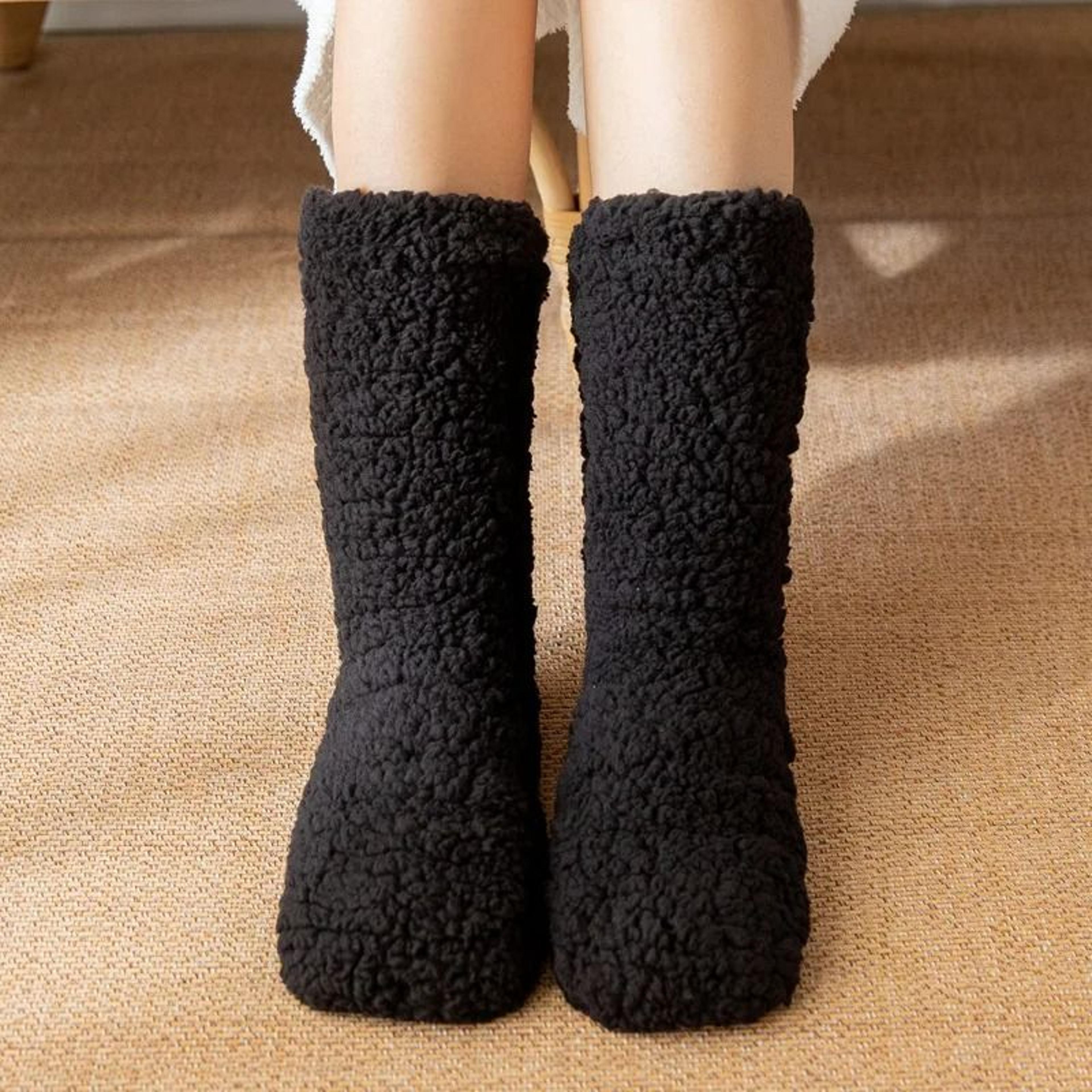 Thickened Winter Woven Thermal Cashmere Floor Socks 8