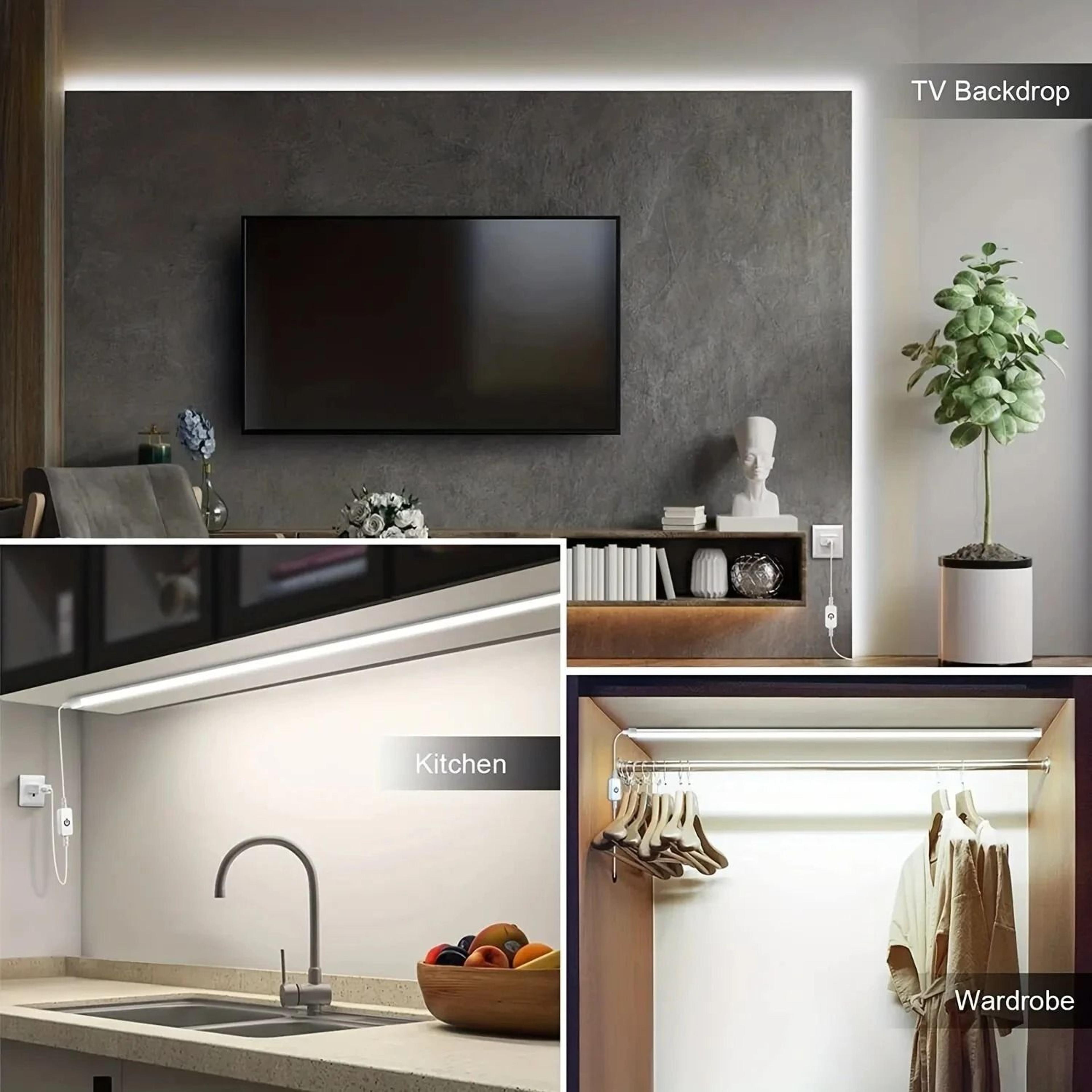 Dimmable Silicone Neon LED Strip Light With Touch Switch 5