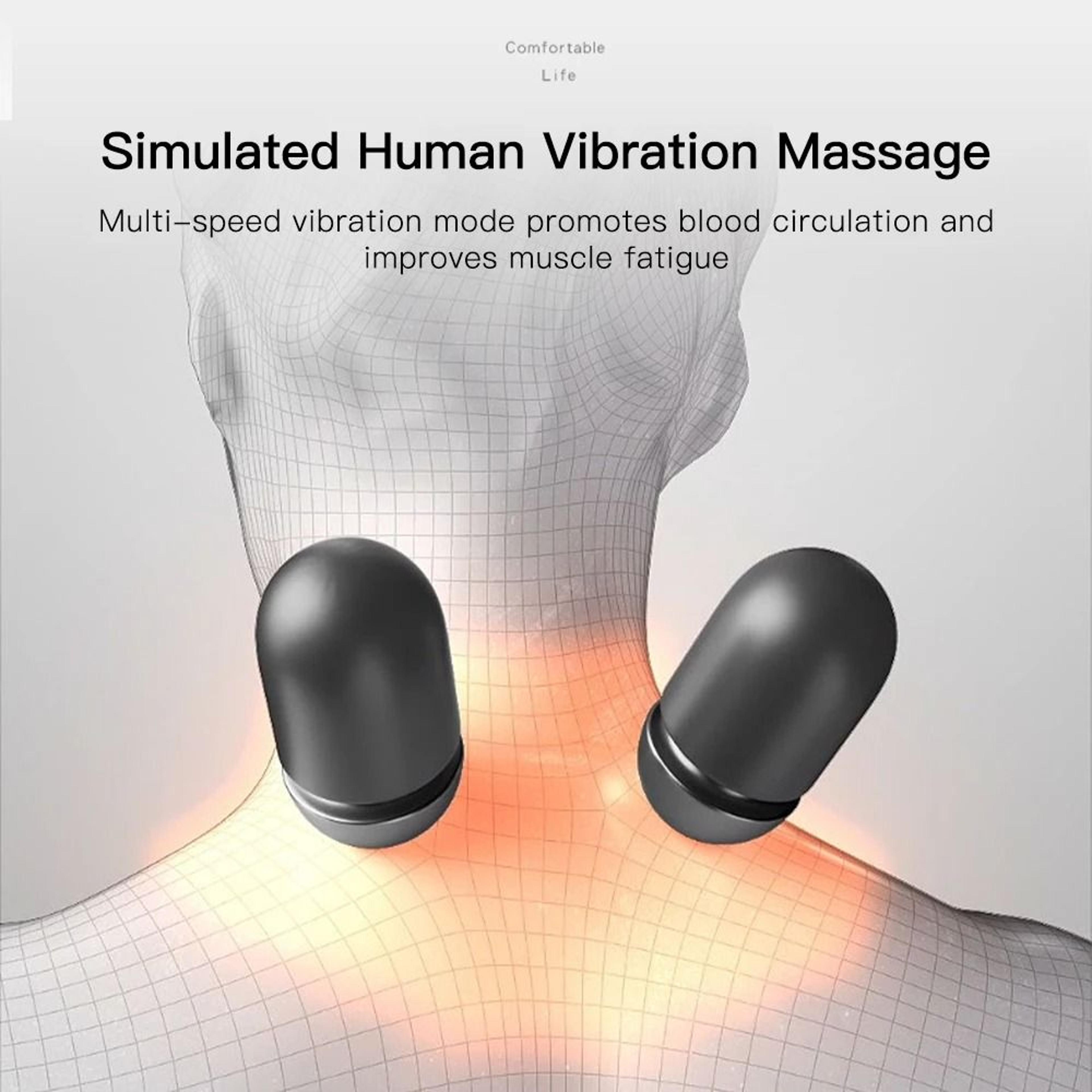 Electric Neck Massage And Memory Foam Support Pillow 4