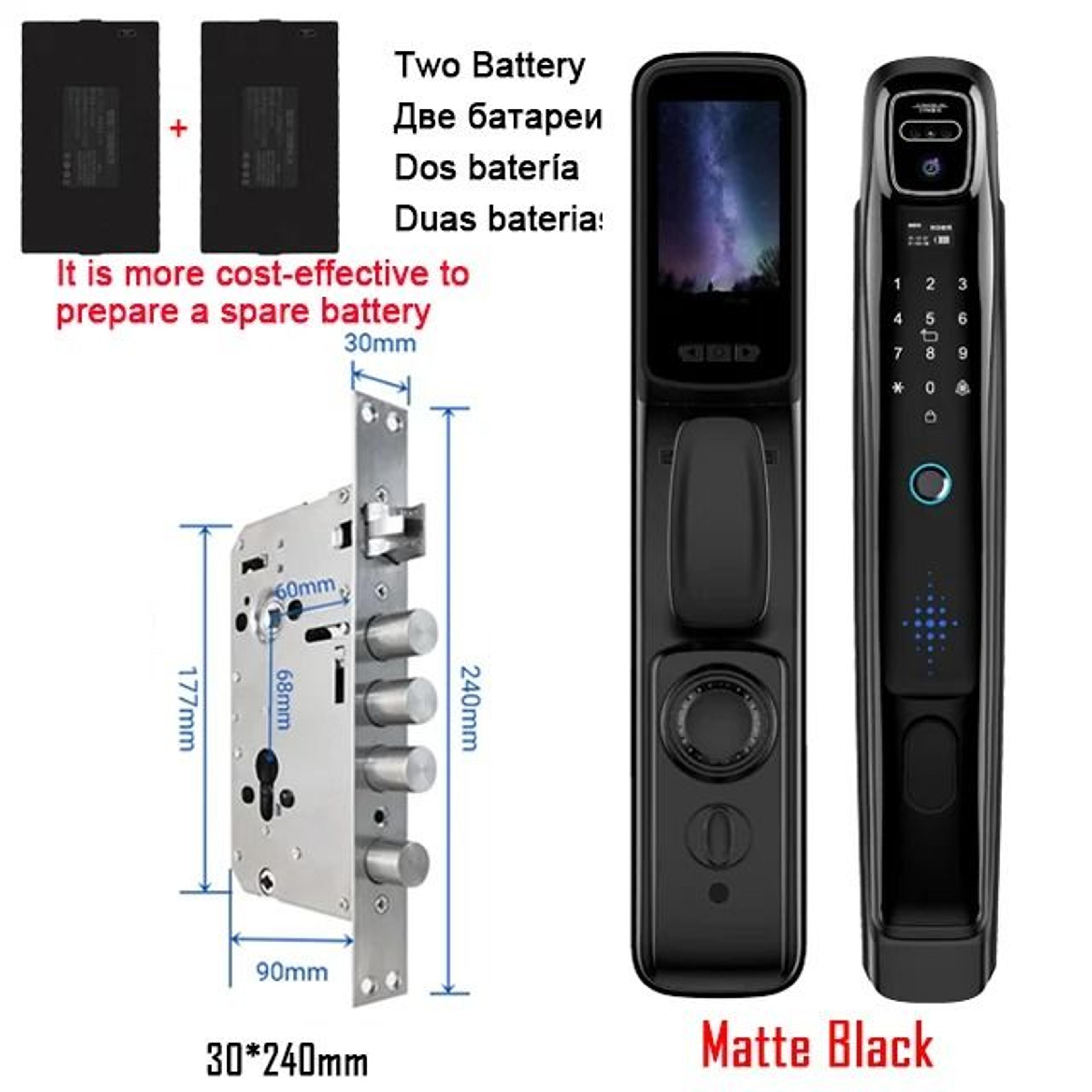 Face Recognition Smart Door Lock With Video Intercom 13