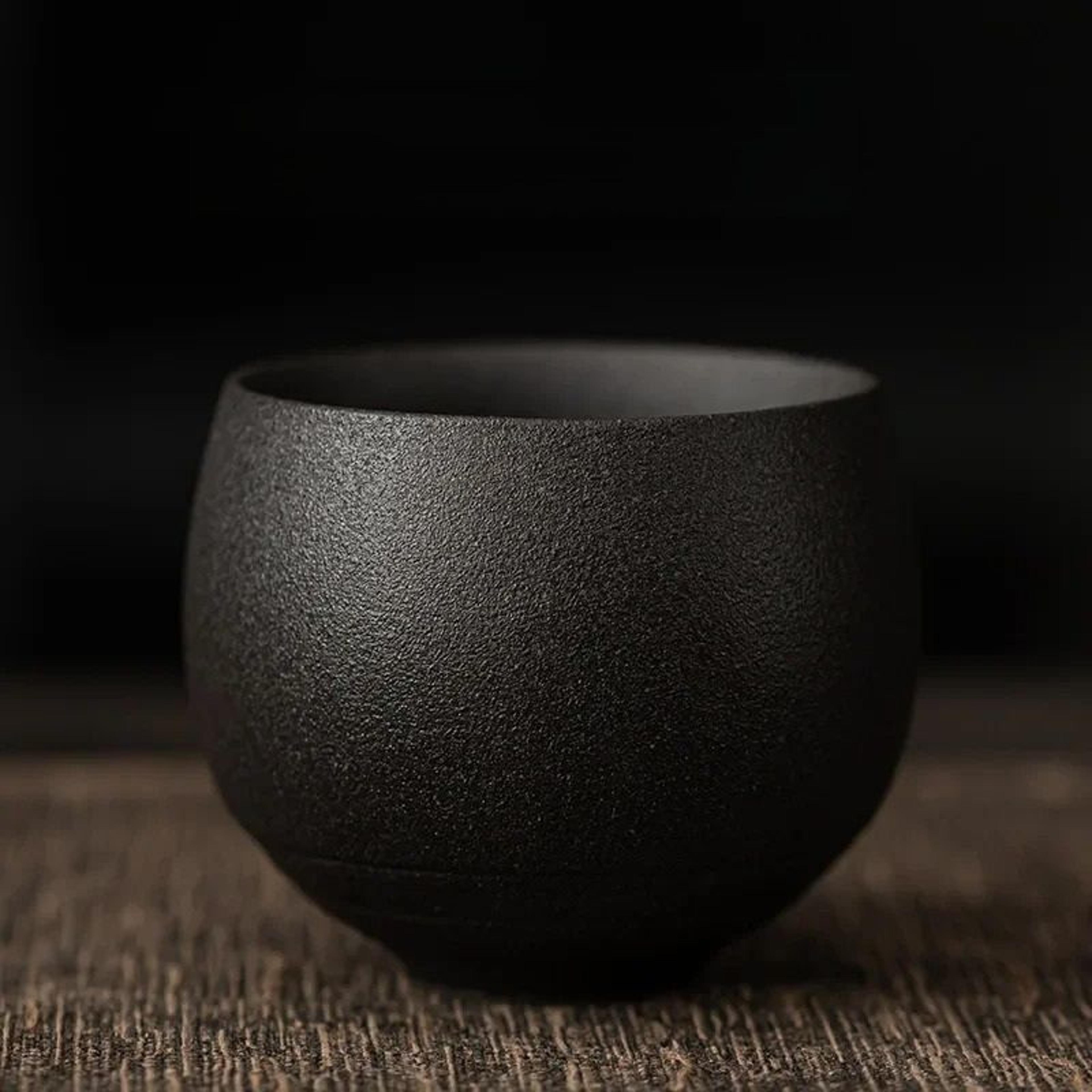 Japanese Handmade Rough Pottery Tea Cup 9