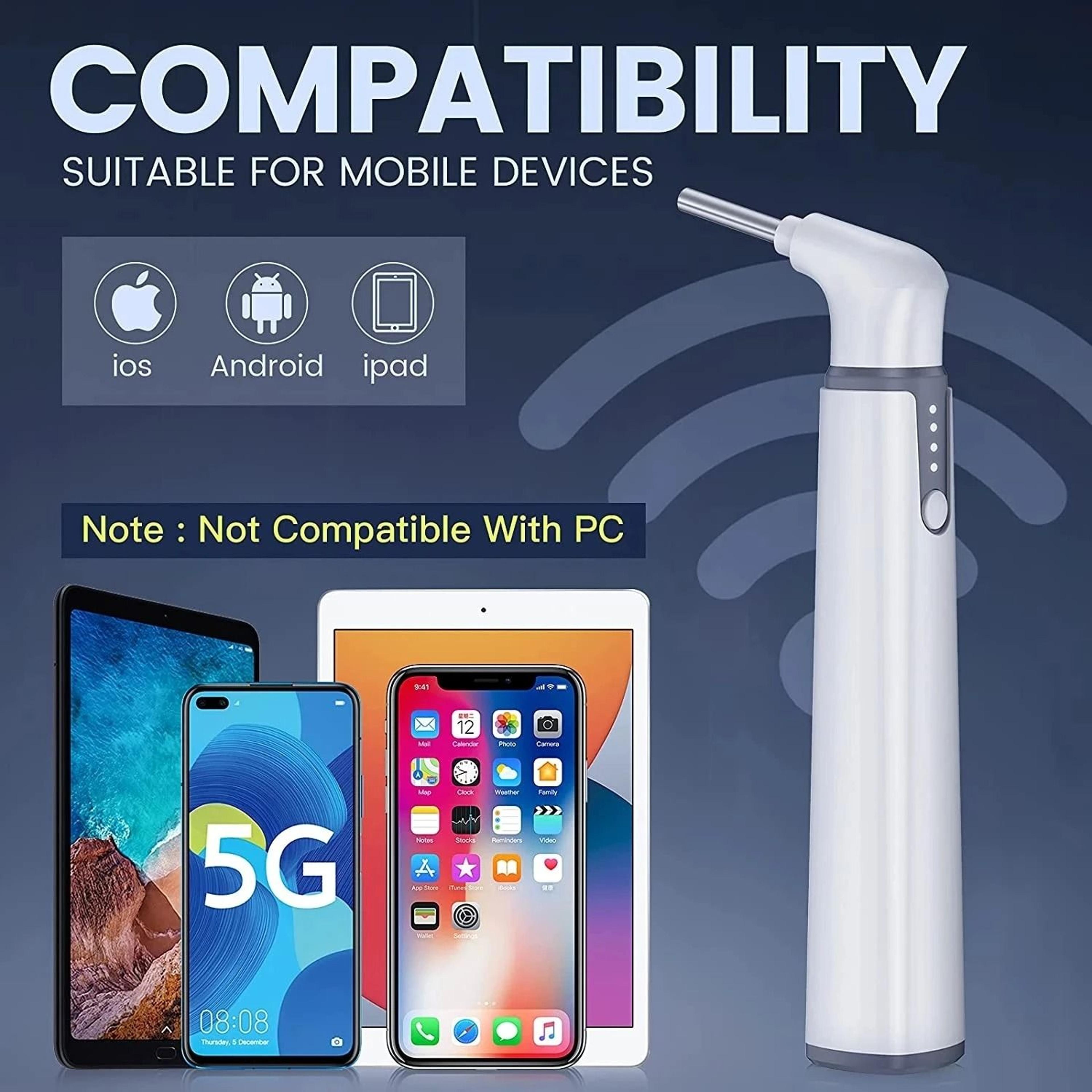 Wireless HD Otoscope Ear Camera With DualView Technology 1