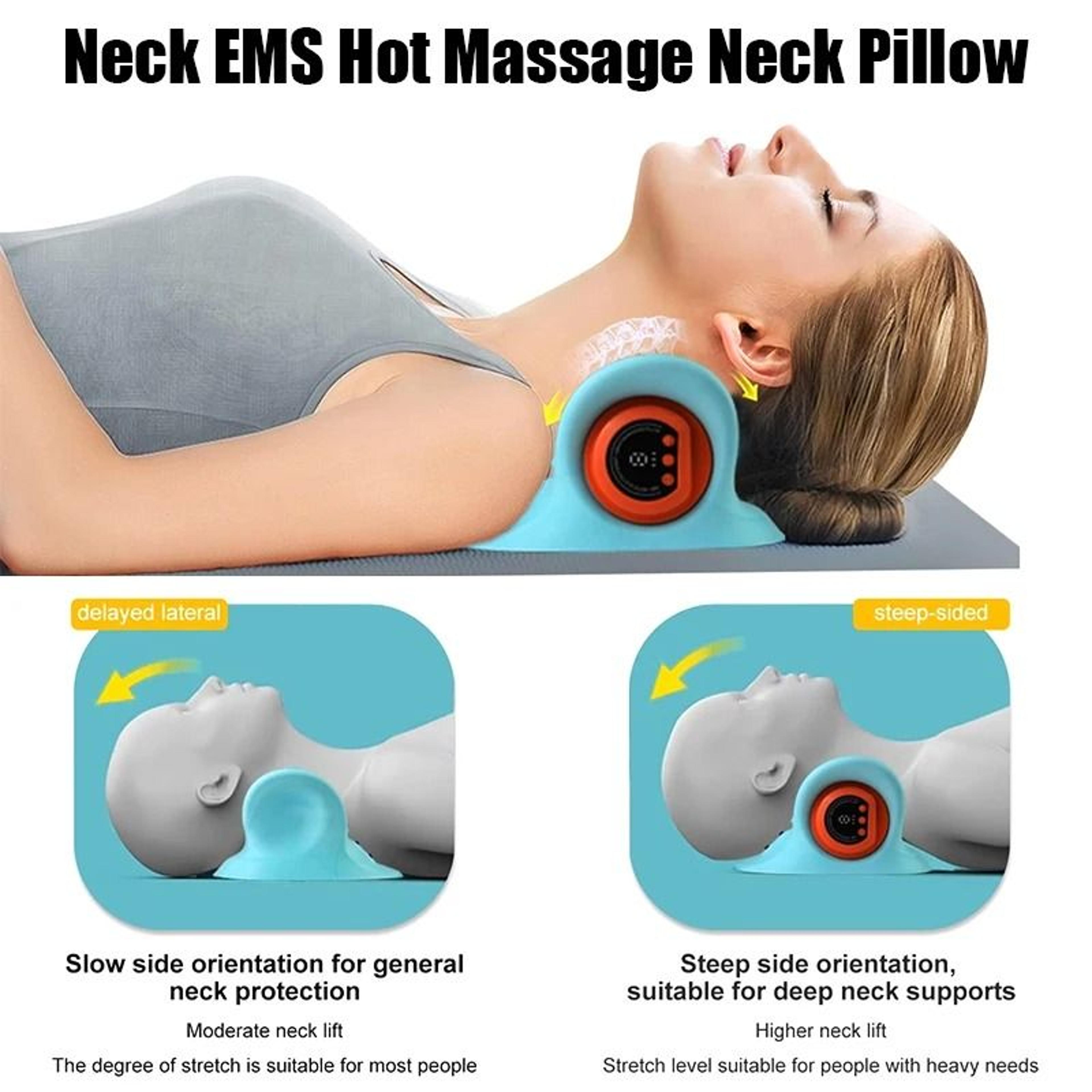 Electric Cervical Neck Stretcher And Pulse Massage Pillow 1