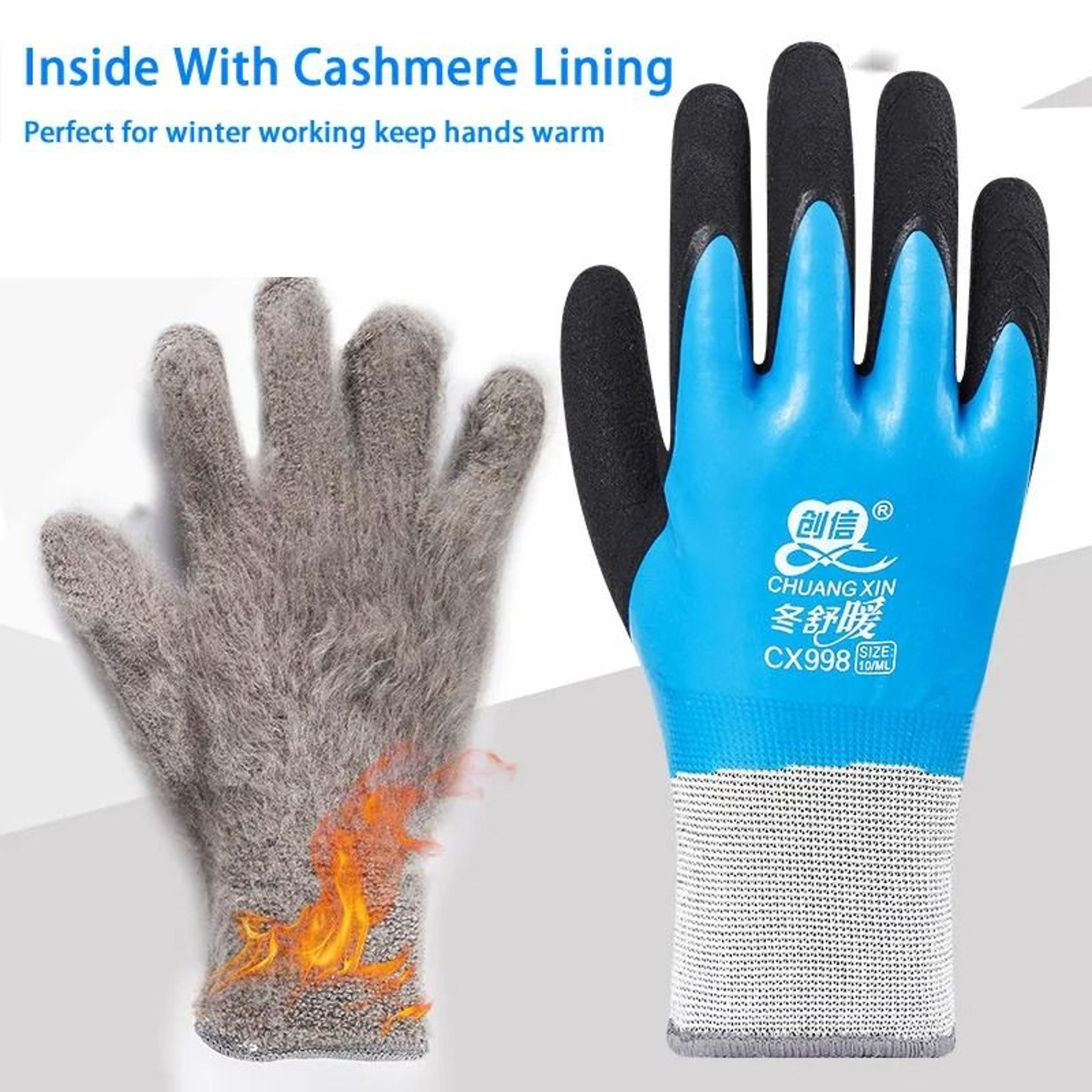 Winter Waterproof Thermal Work Safety Gloves 3