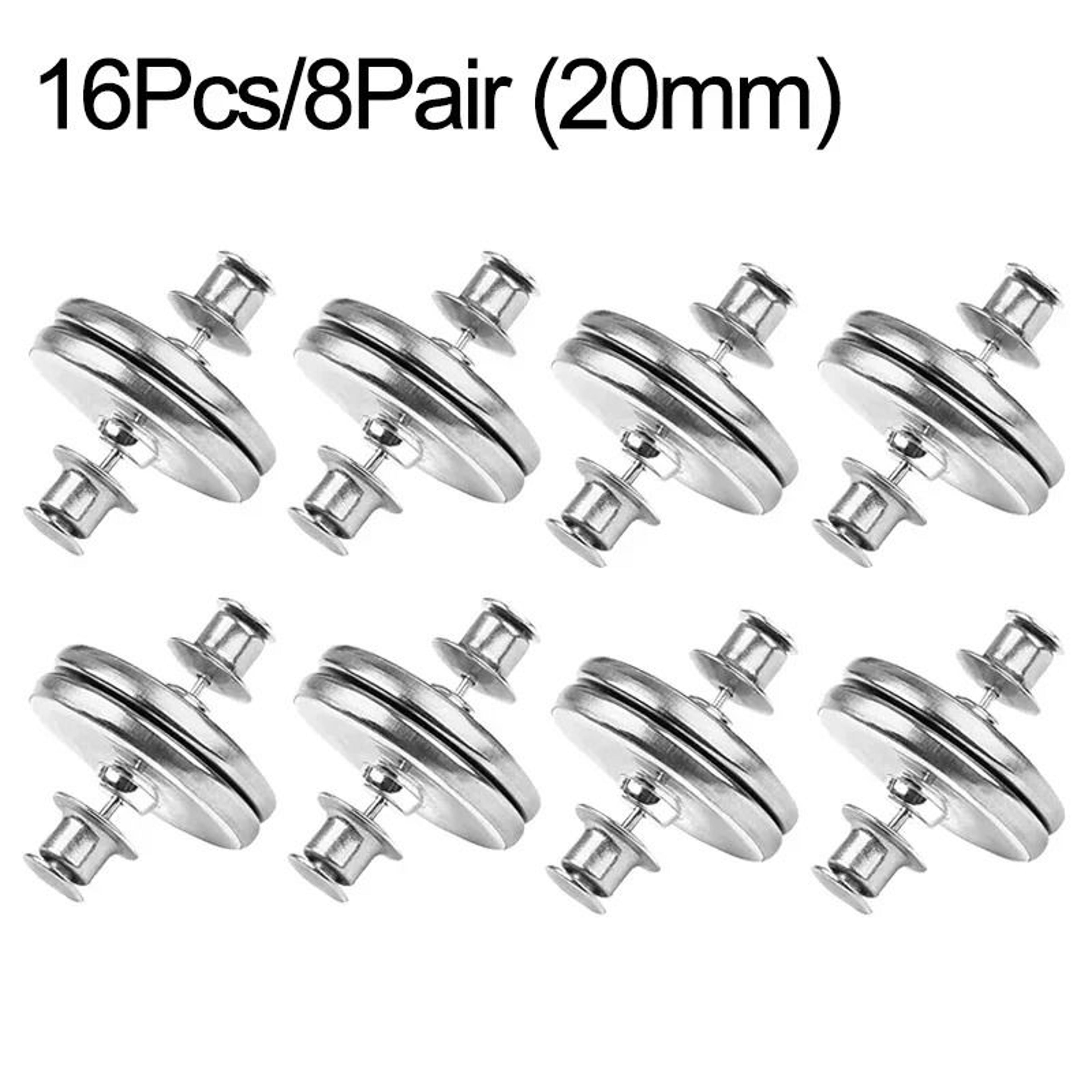 Curtain Magnetic Closure Buttons 4 Or 8 Pair Sets 10