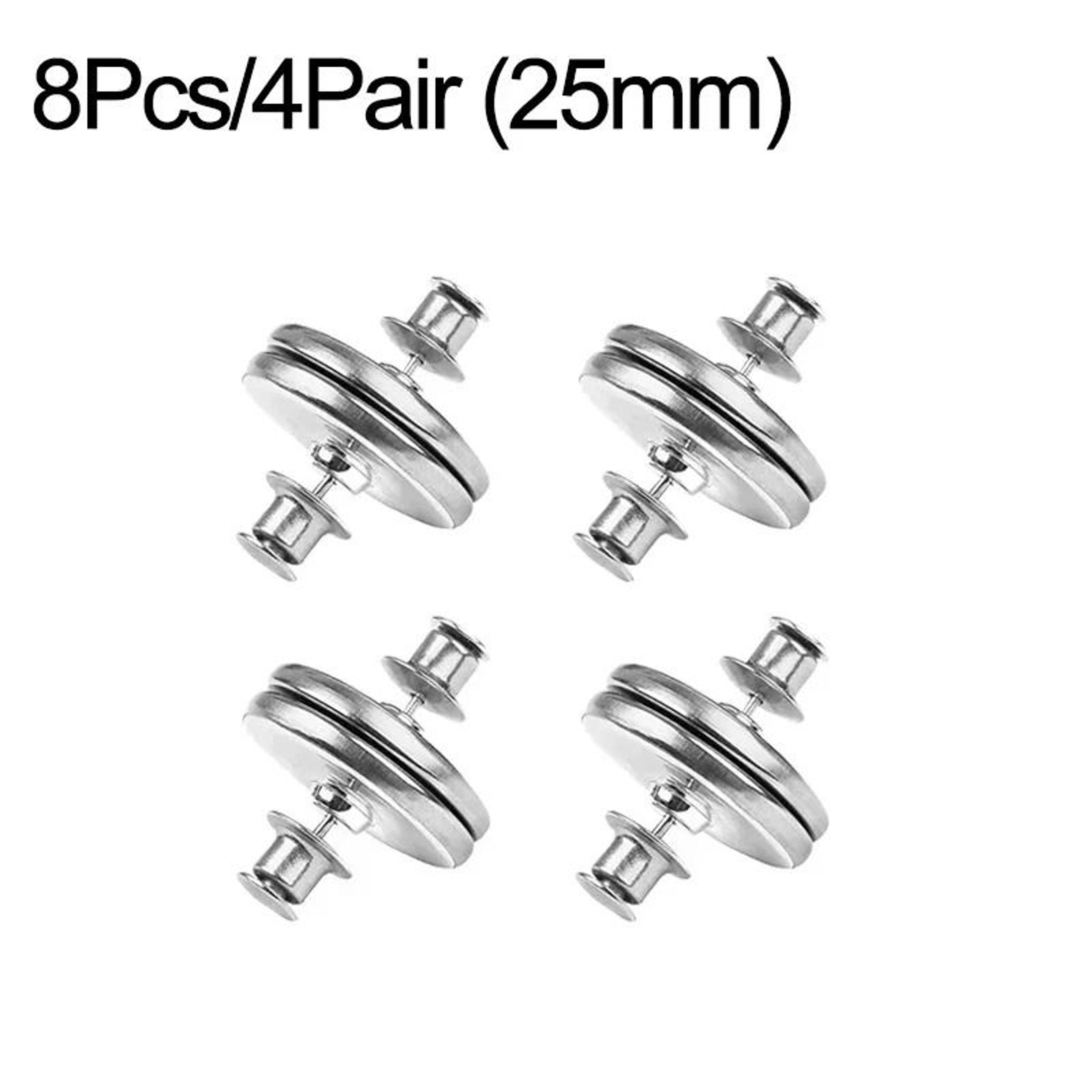 Curtain Magnetic Closure Buttons 4 Or 8 Pair Sets 8
