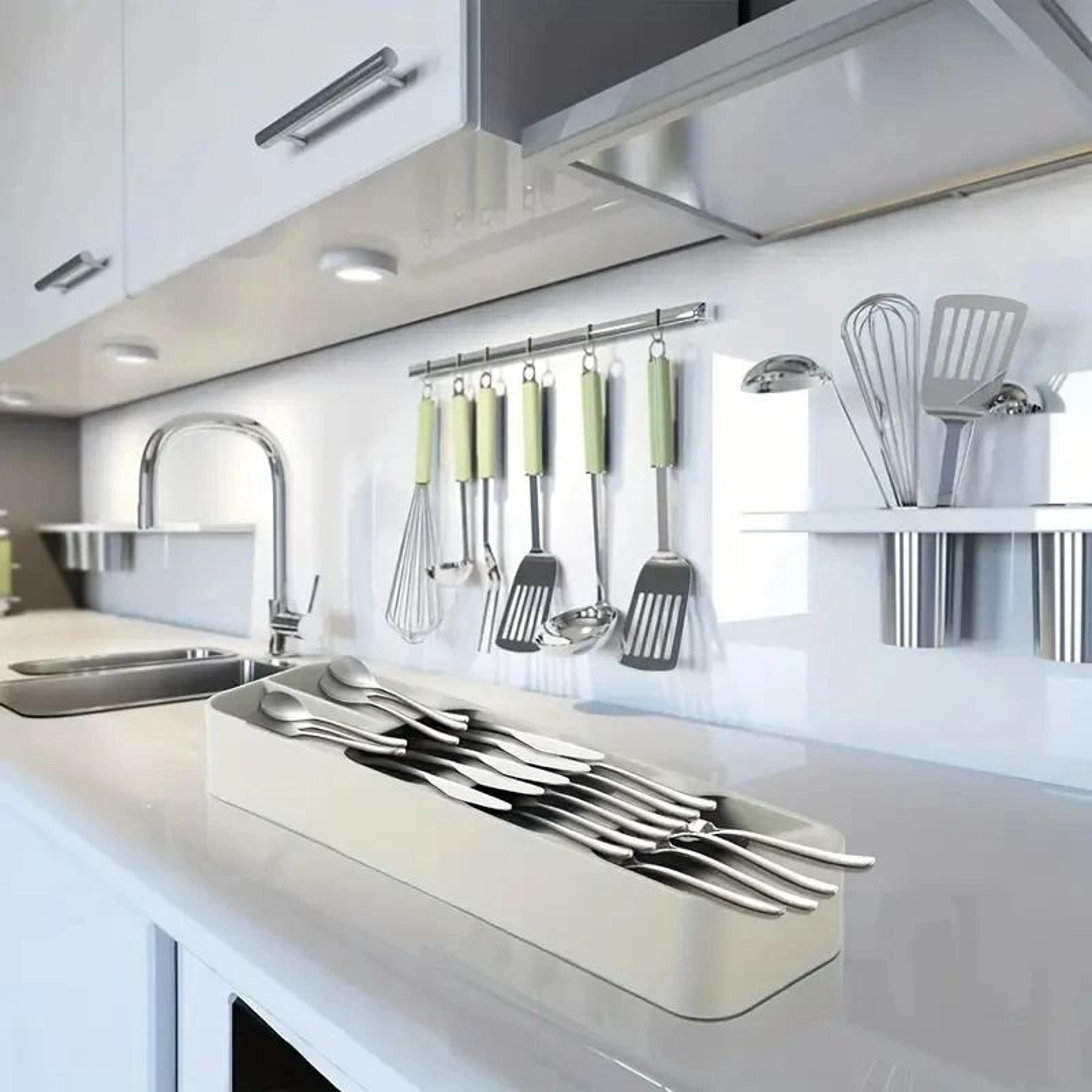 Multipurpose Stacked Cutlery Storage Tray 6