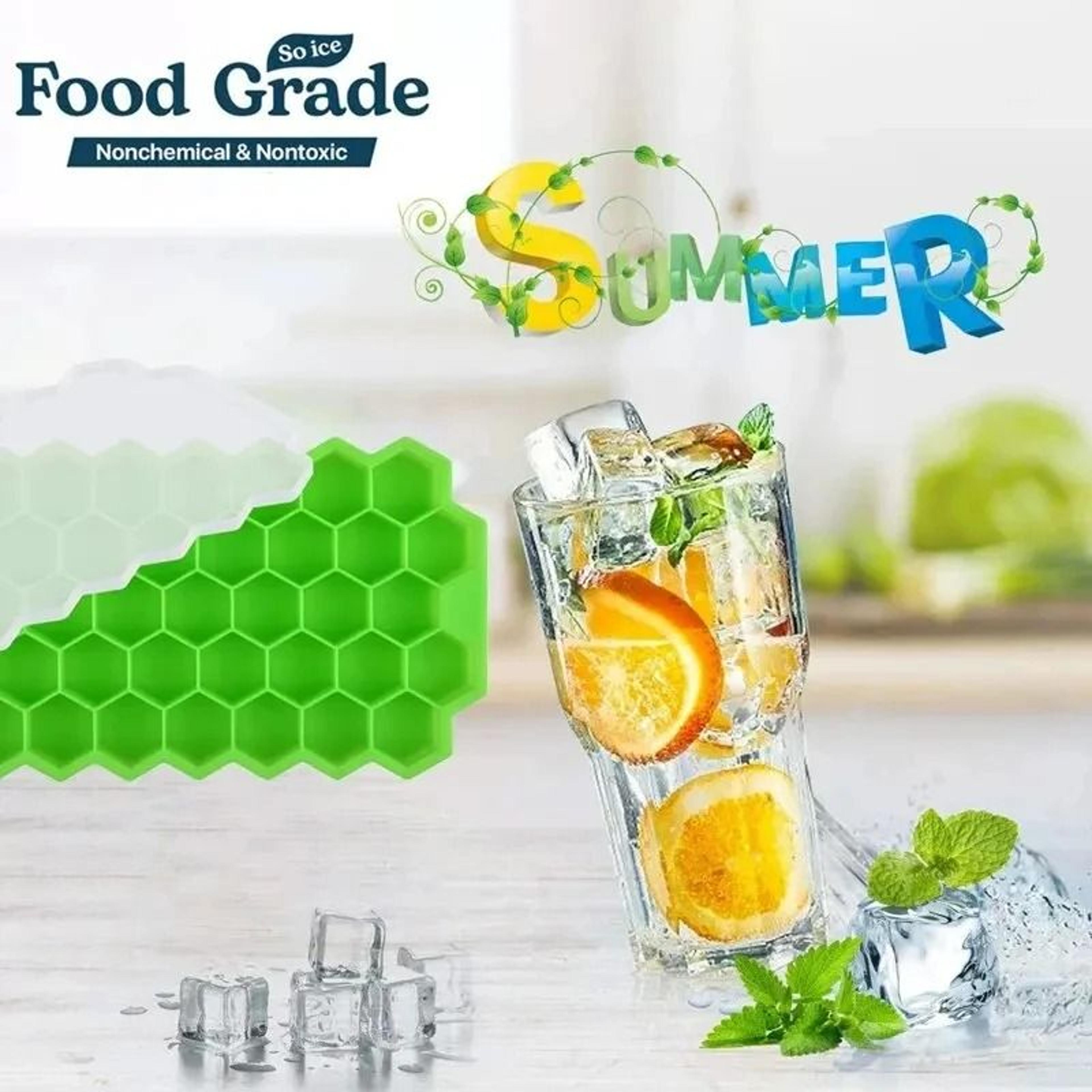 37Lattice Honeycomb Silicone Ice Cube Tray 4
