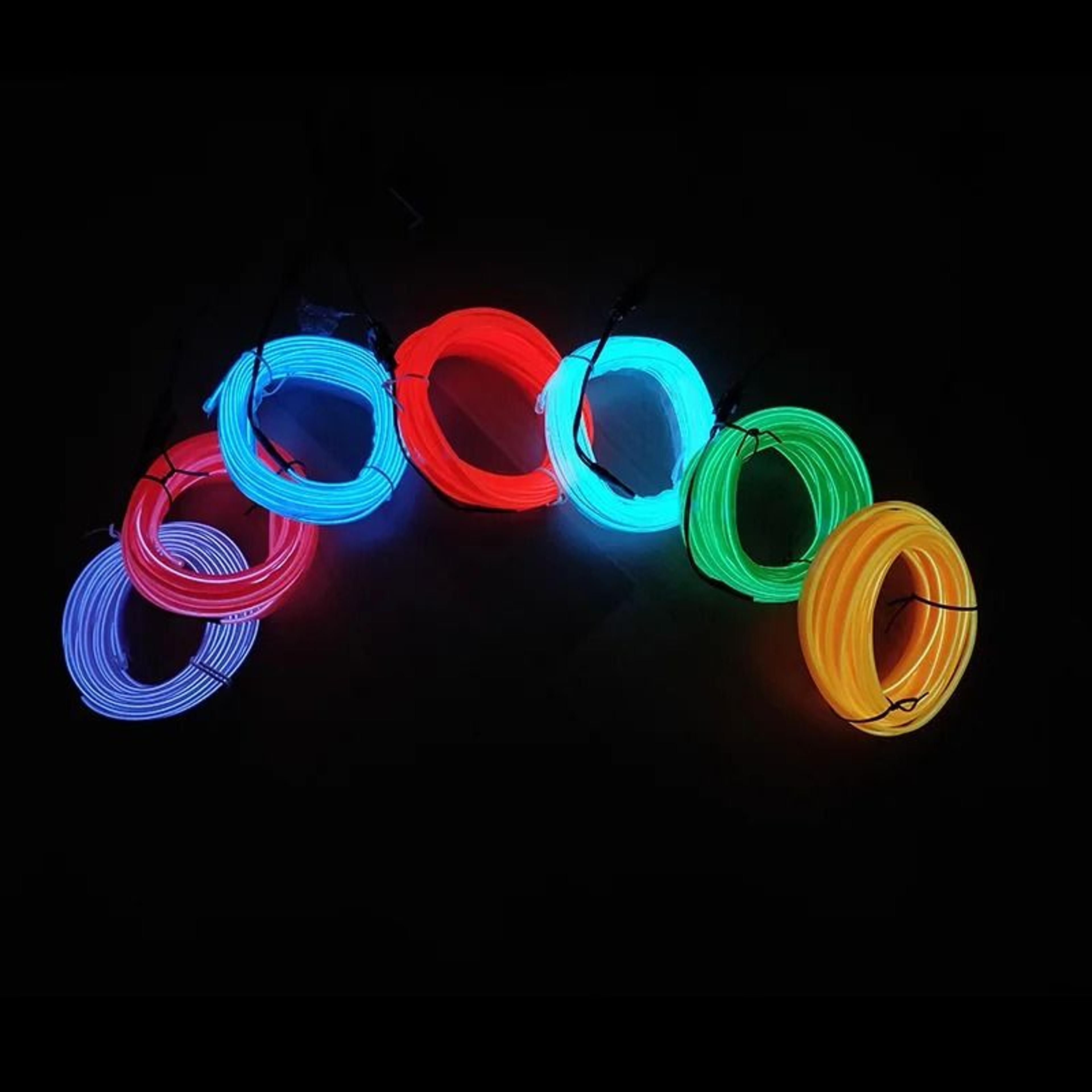 Car Interior LED EL Wiring Neon Strip 5
