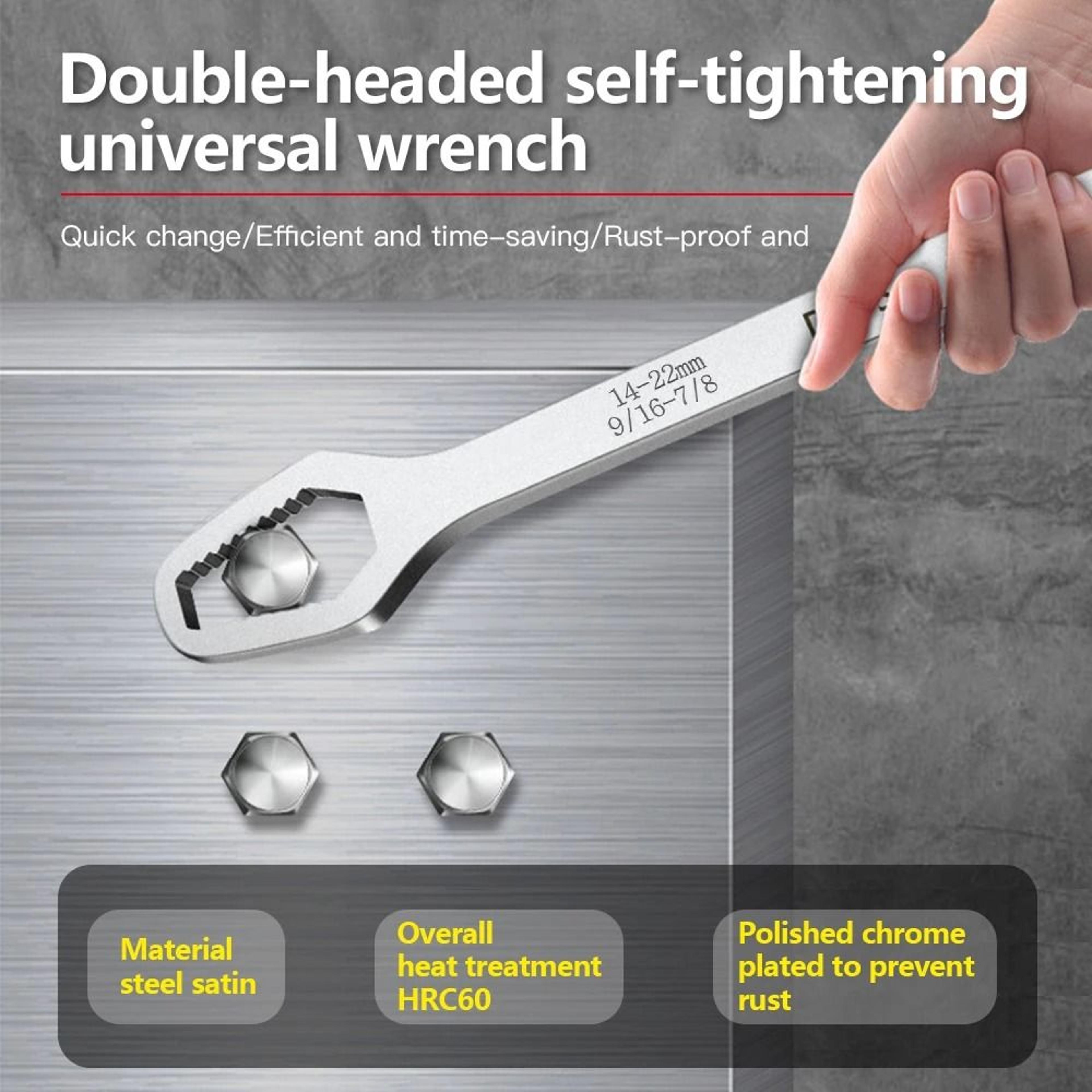 Universal SelfTightening DoubleHead Torx Wrench 3
