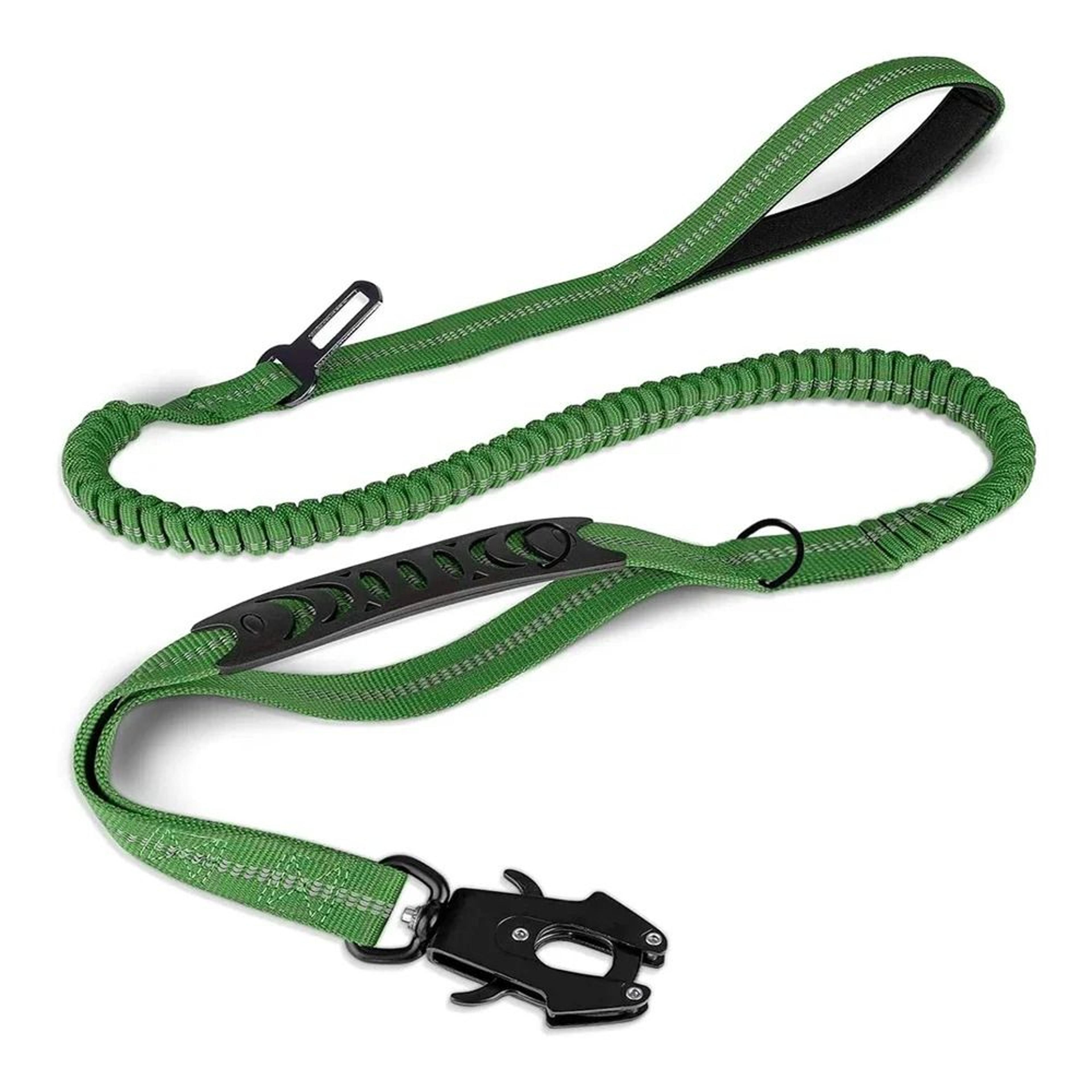 HeavyDuty Tactical Reflective Bungee Dog Leash 8