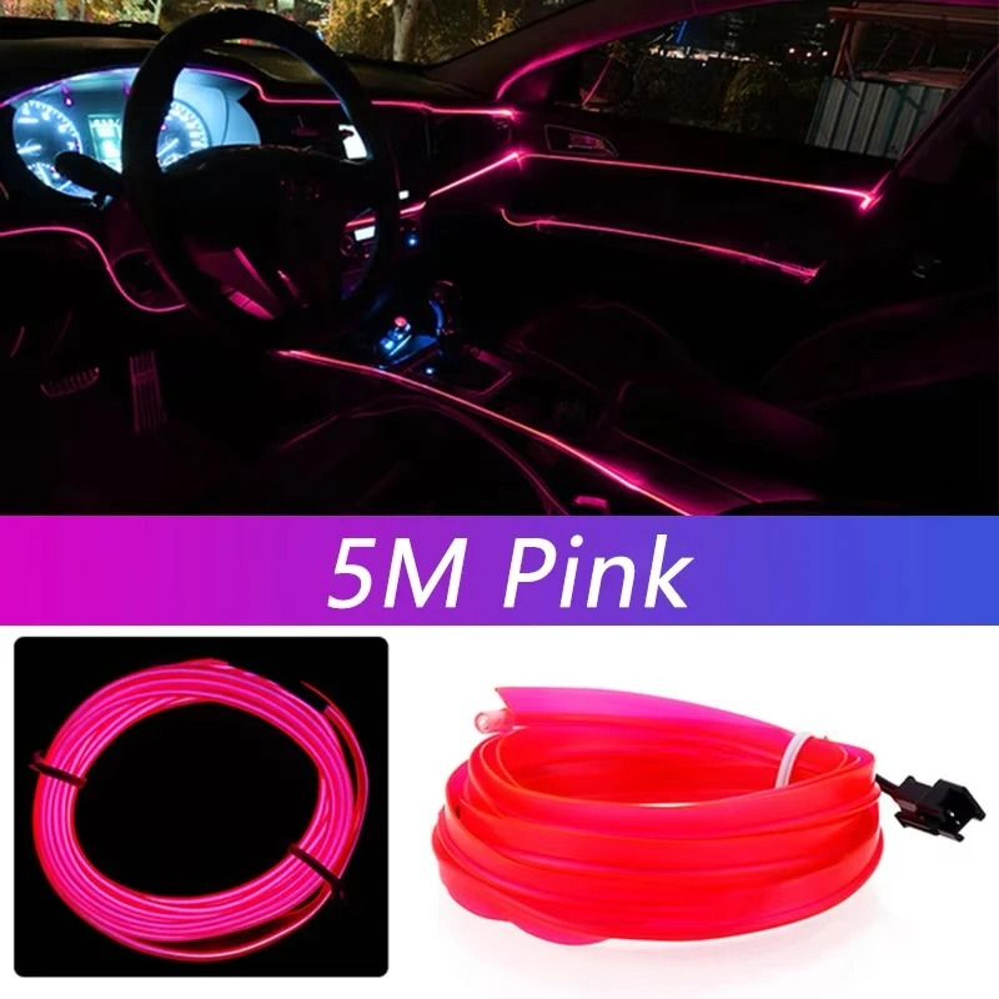 5M USB Interior LED Neon EL Wire Ambient Light 13