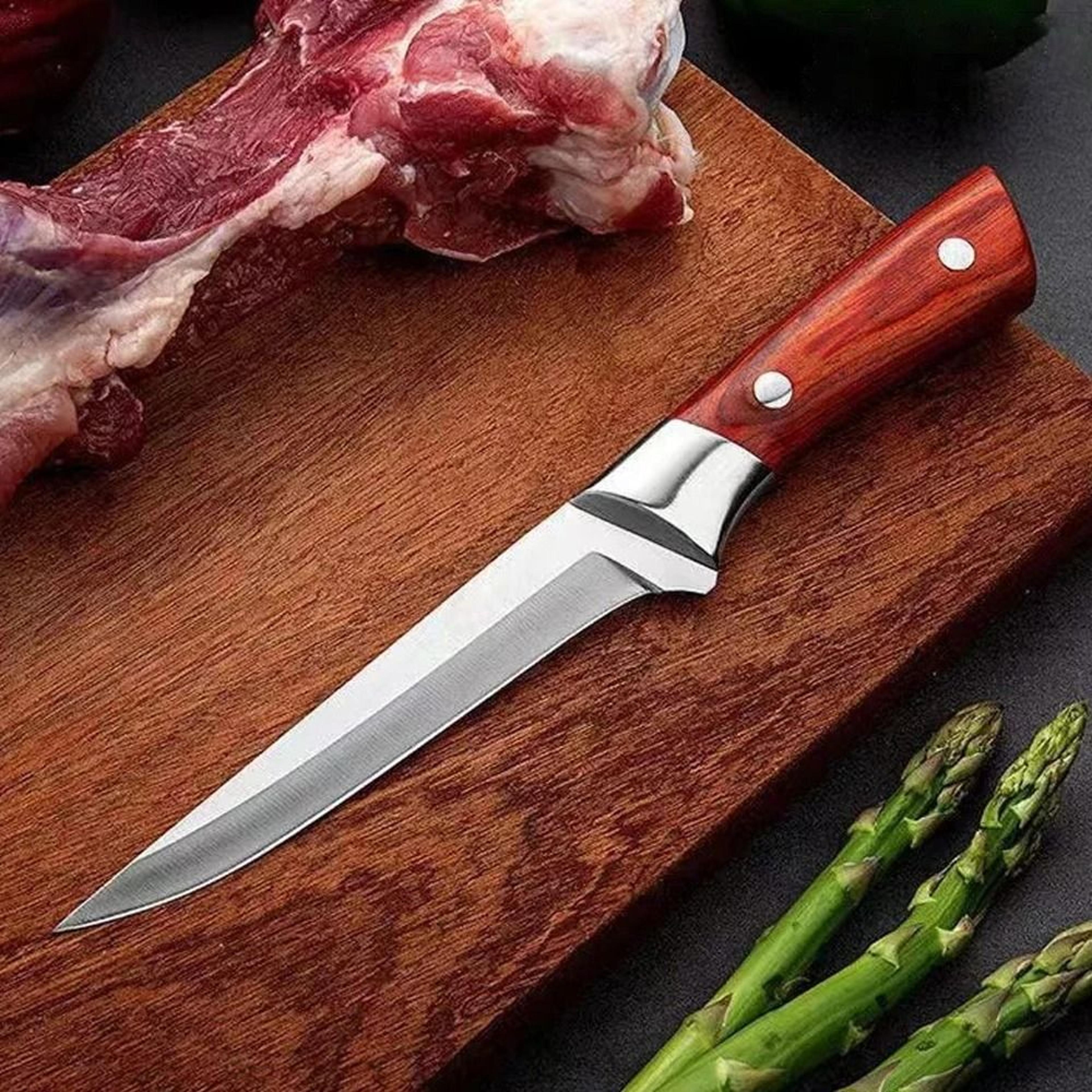 Professional Stainless Steel Forged Boning  Fillet Knife 2