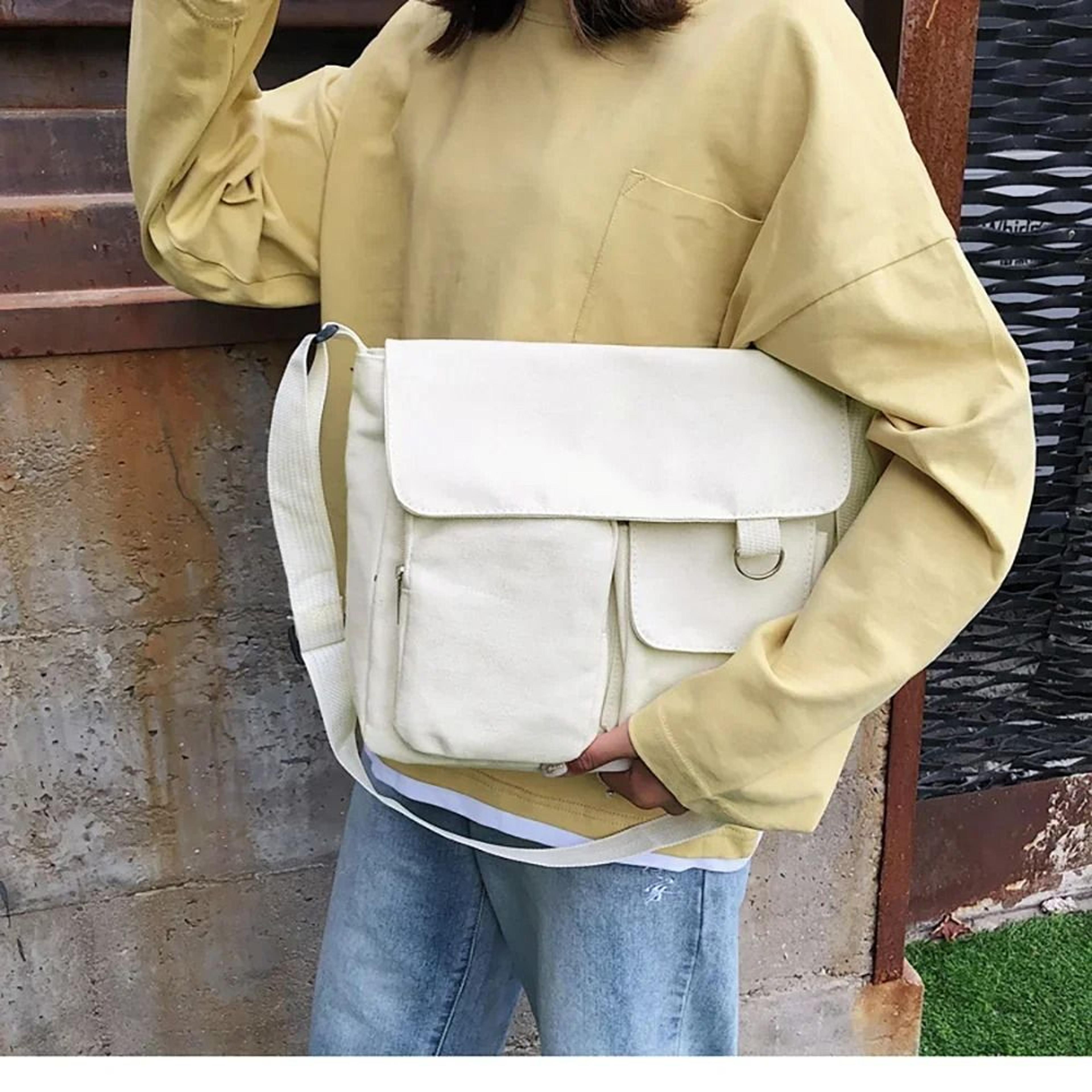 Harajuku Fashion Canvas Crossbody Bag 3