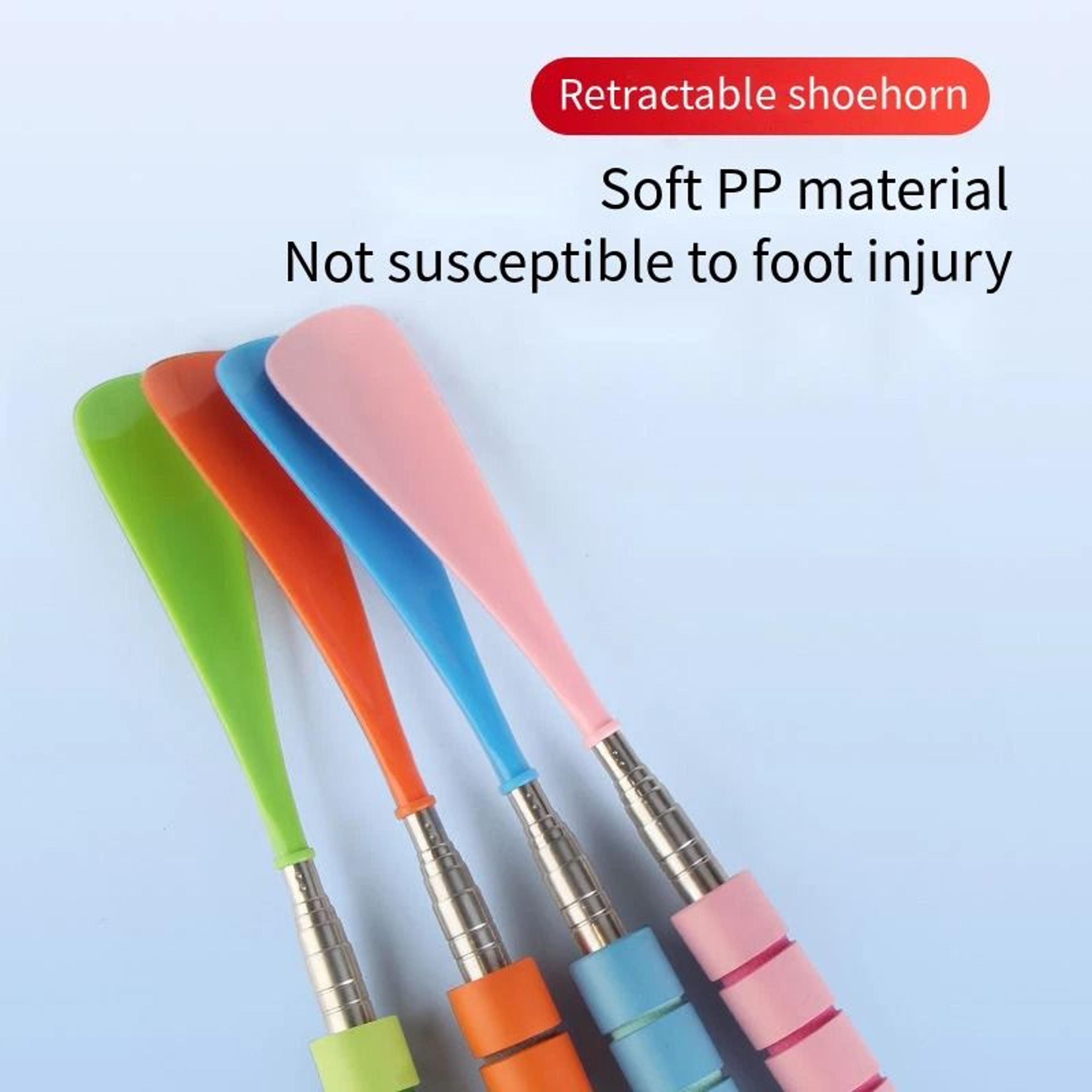 Stretchable Telescopic LongHandle Metal Shoehorn 4