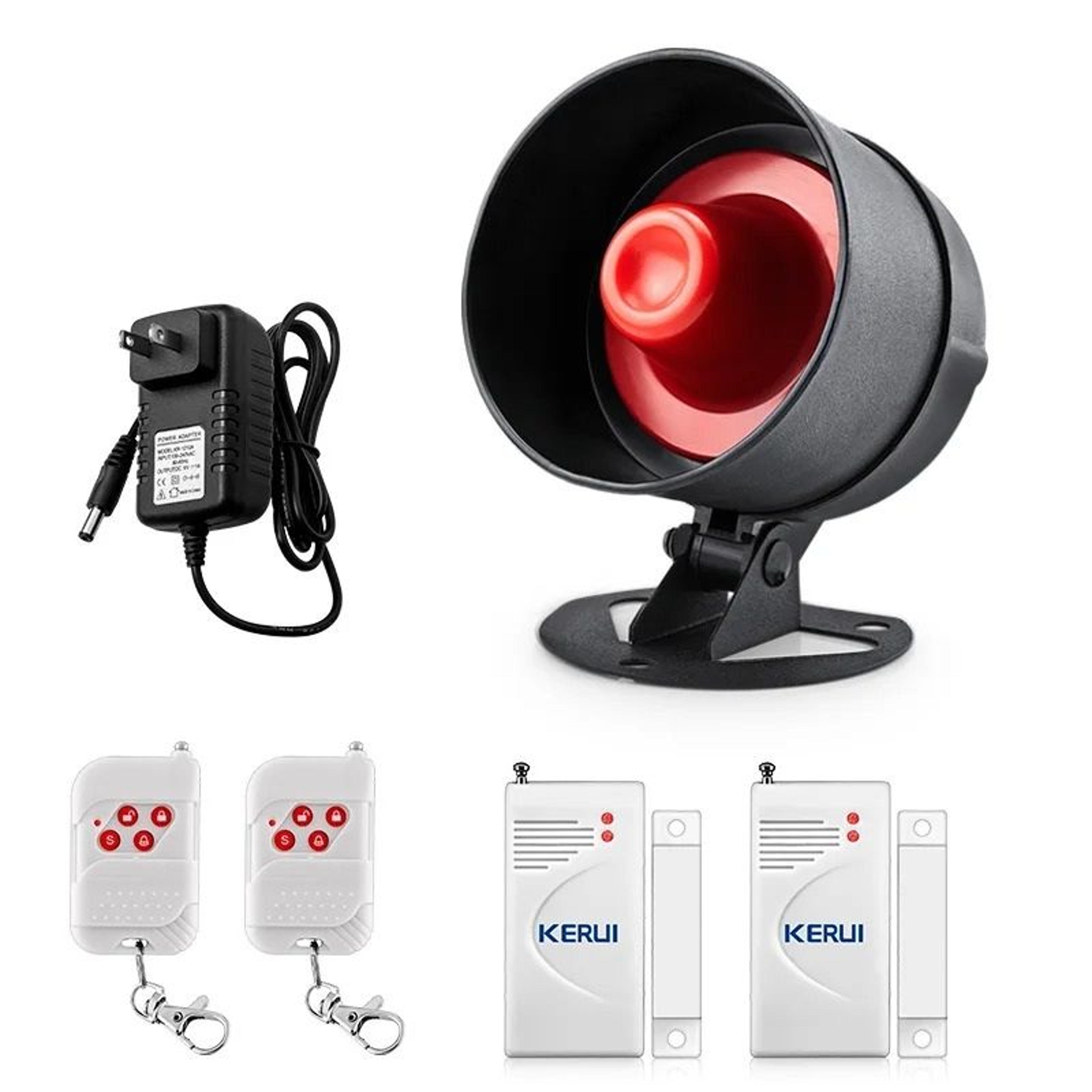 Standalone Wireless Motion Siren  EasySetup Home  Garage Security Alarm 8