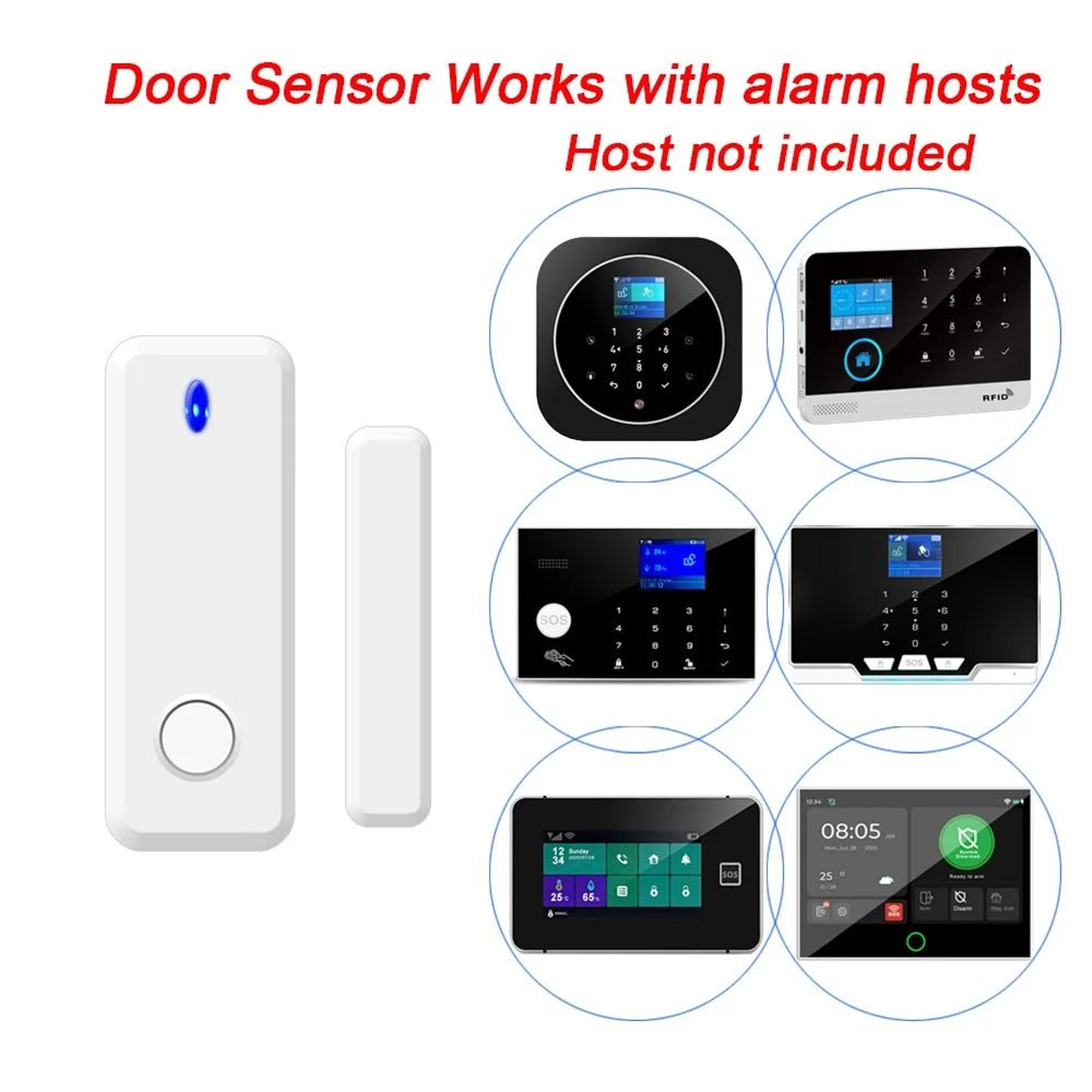 Universal Wireless Door  Window Sensor  Instant Entry Detection For Smart Security 3
