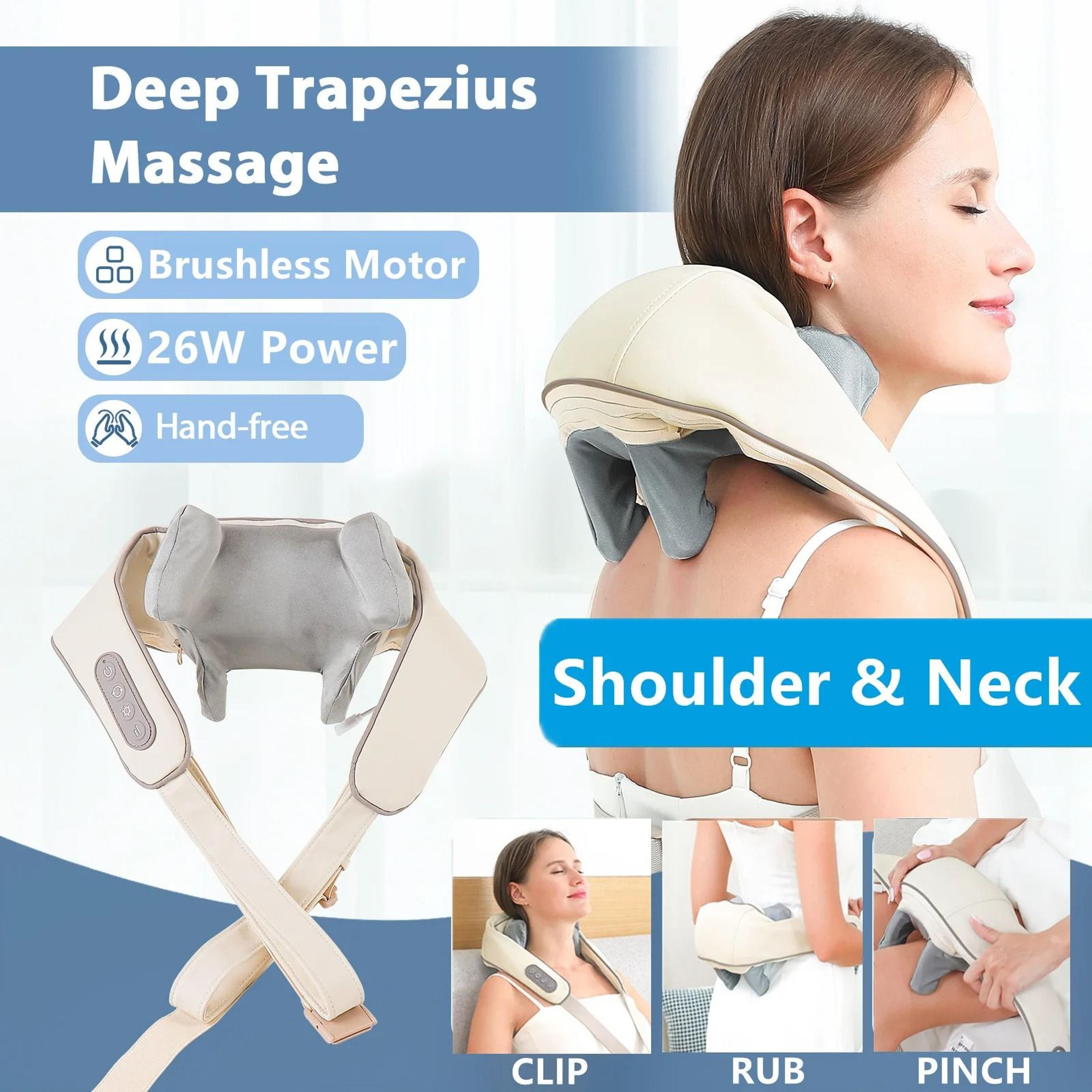 Brushless Motor Neck  Shoulder Massager  Wireless 26W DeepKneading Thermal Massage Shawl 1