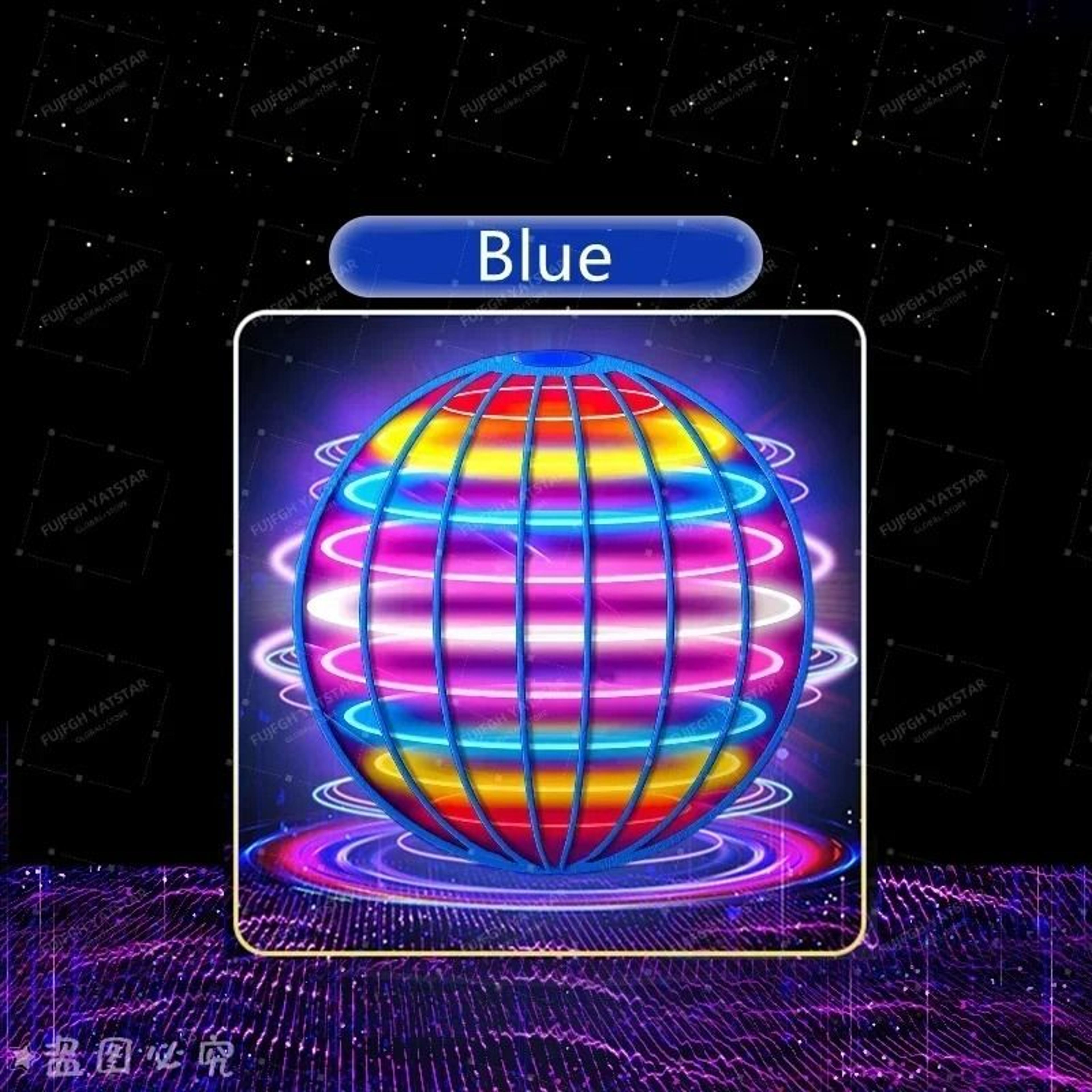 LED Cosmic Globe Flying Spinner  HandControlled 360 Rotating Hover Ball For Indoor  Outdoor Fun 9