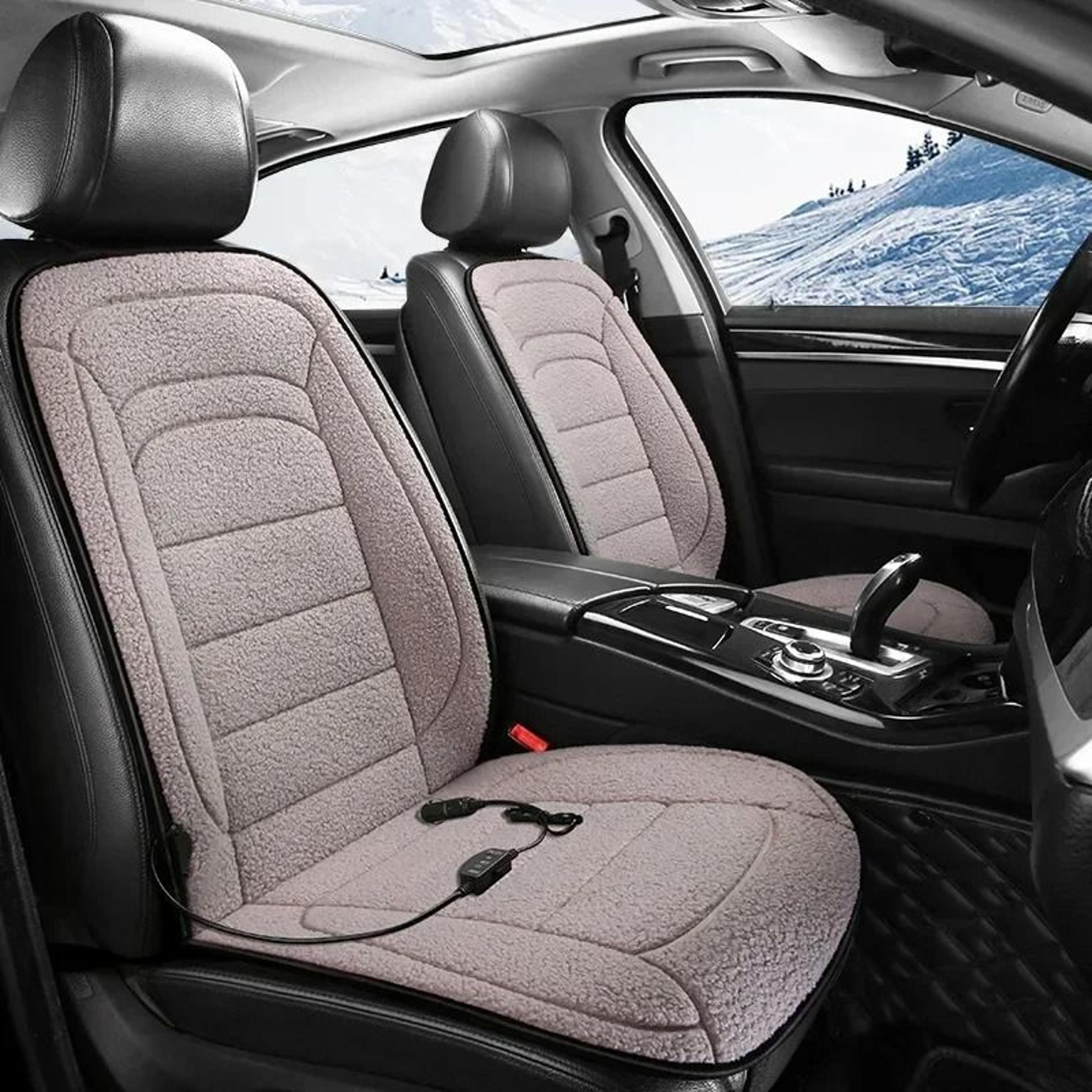 12V Universal Heated Car Seat Cover  Rapid Heating Cushion For Seat  Backrest 3