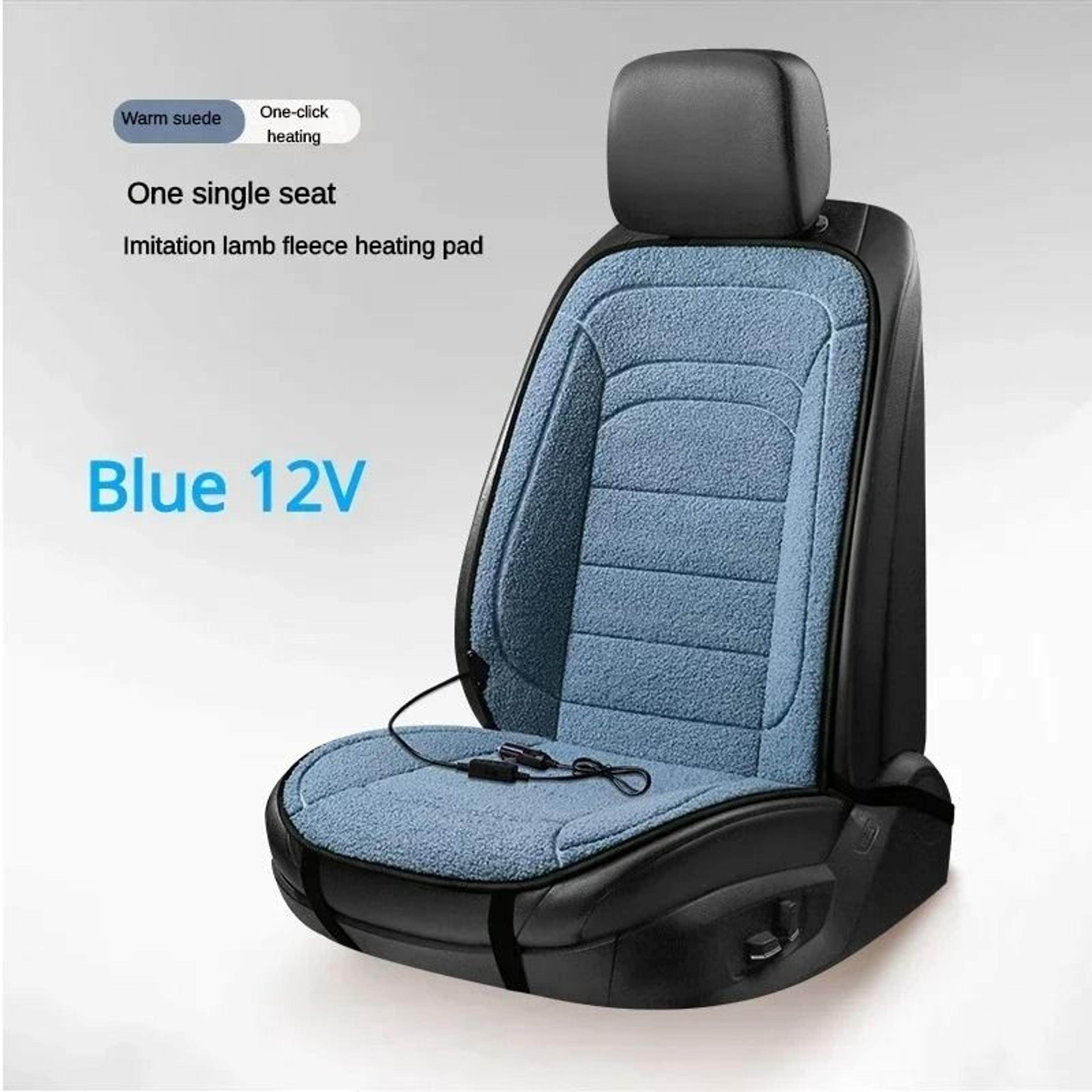 12V Universal Heated Car Seat Cover  Rapid Heating Cushion For Seat  Backrest 6