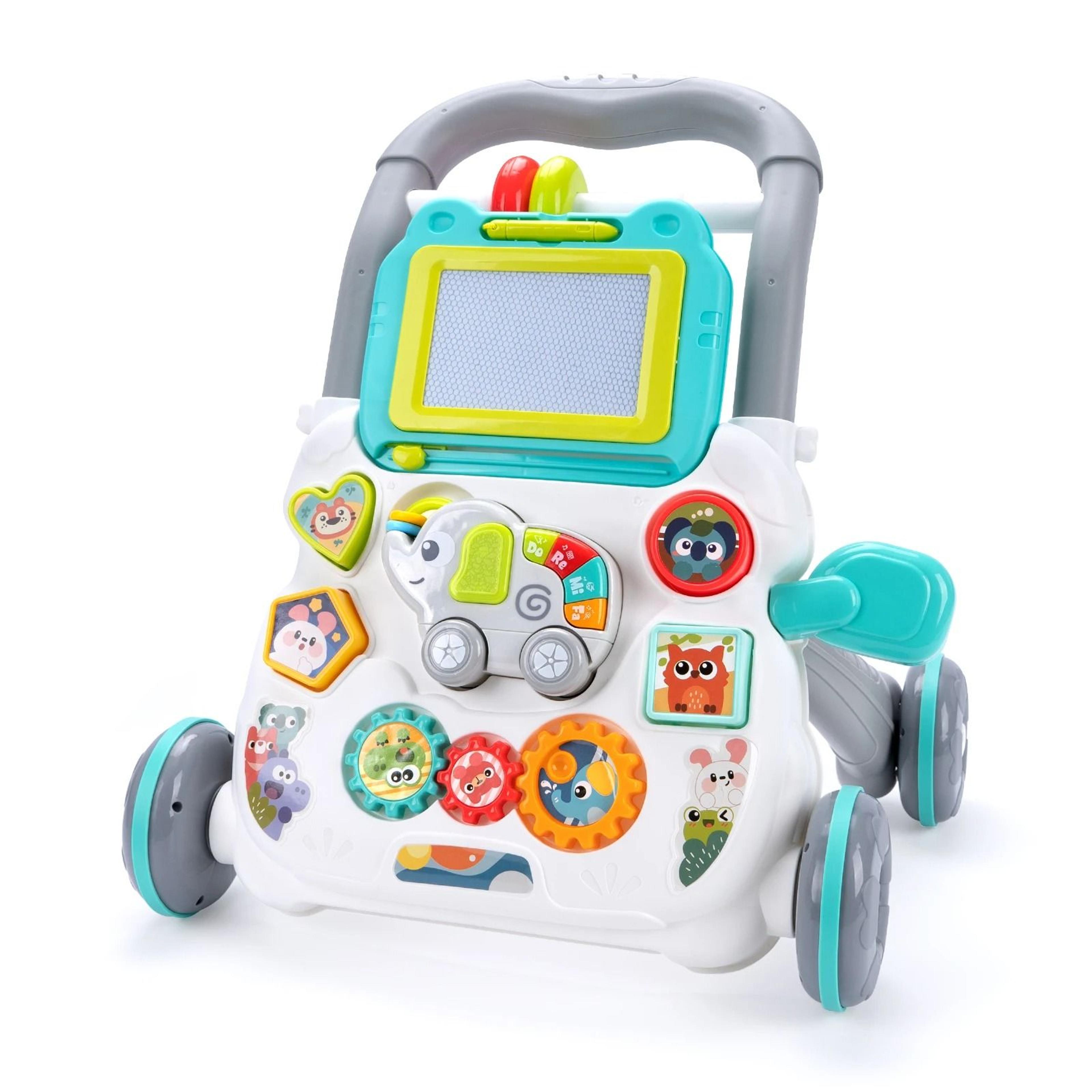 Multifunction Baby Activity Walker  Learning Push Toy With Music  Drawing Board 7