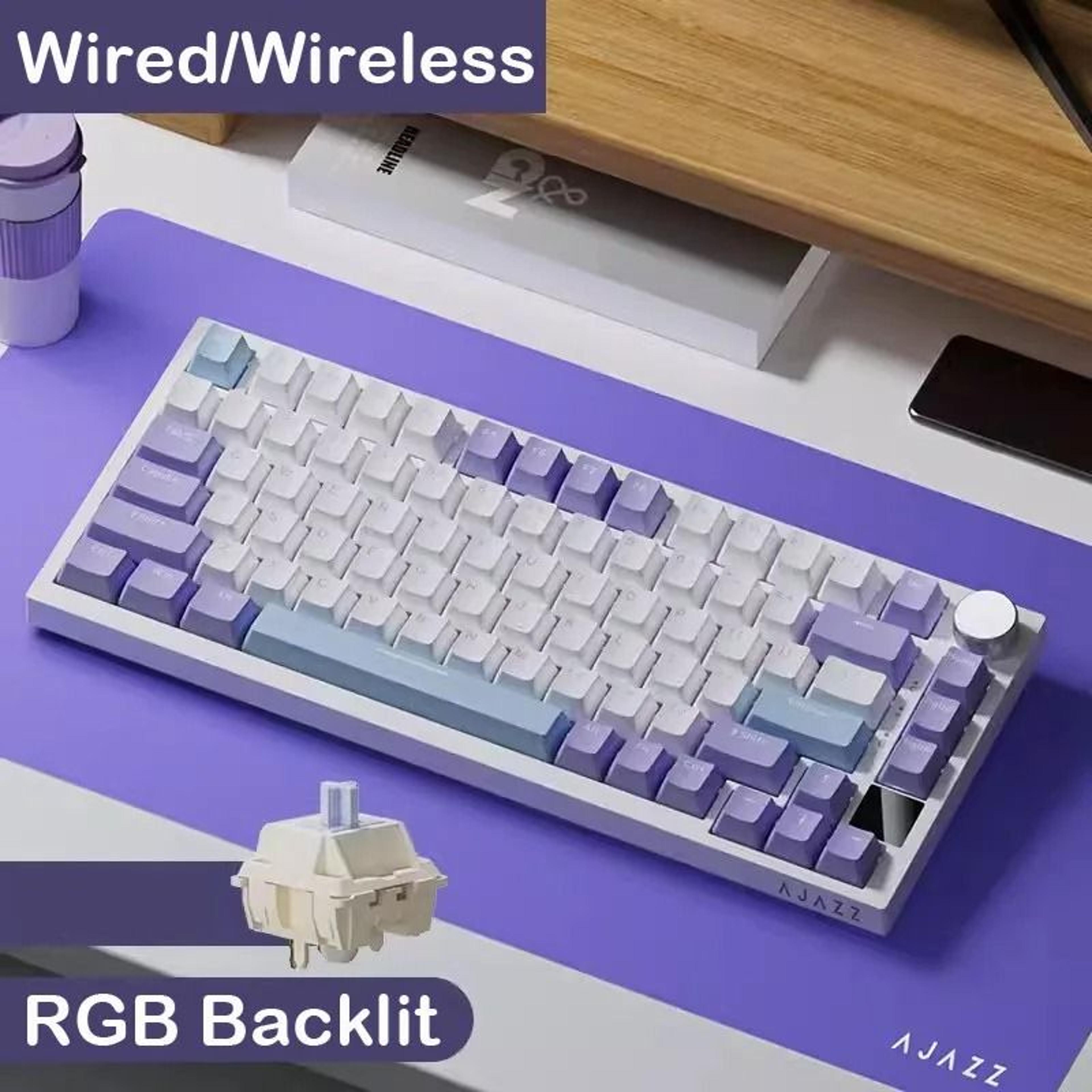 Compact Mechanical Keyboard  TriMode Connectivity  HotSwappable Switches 2