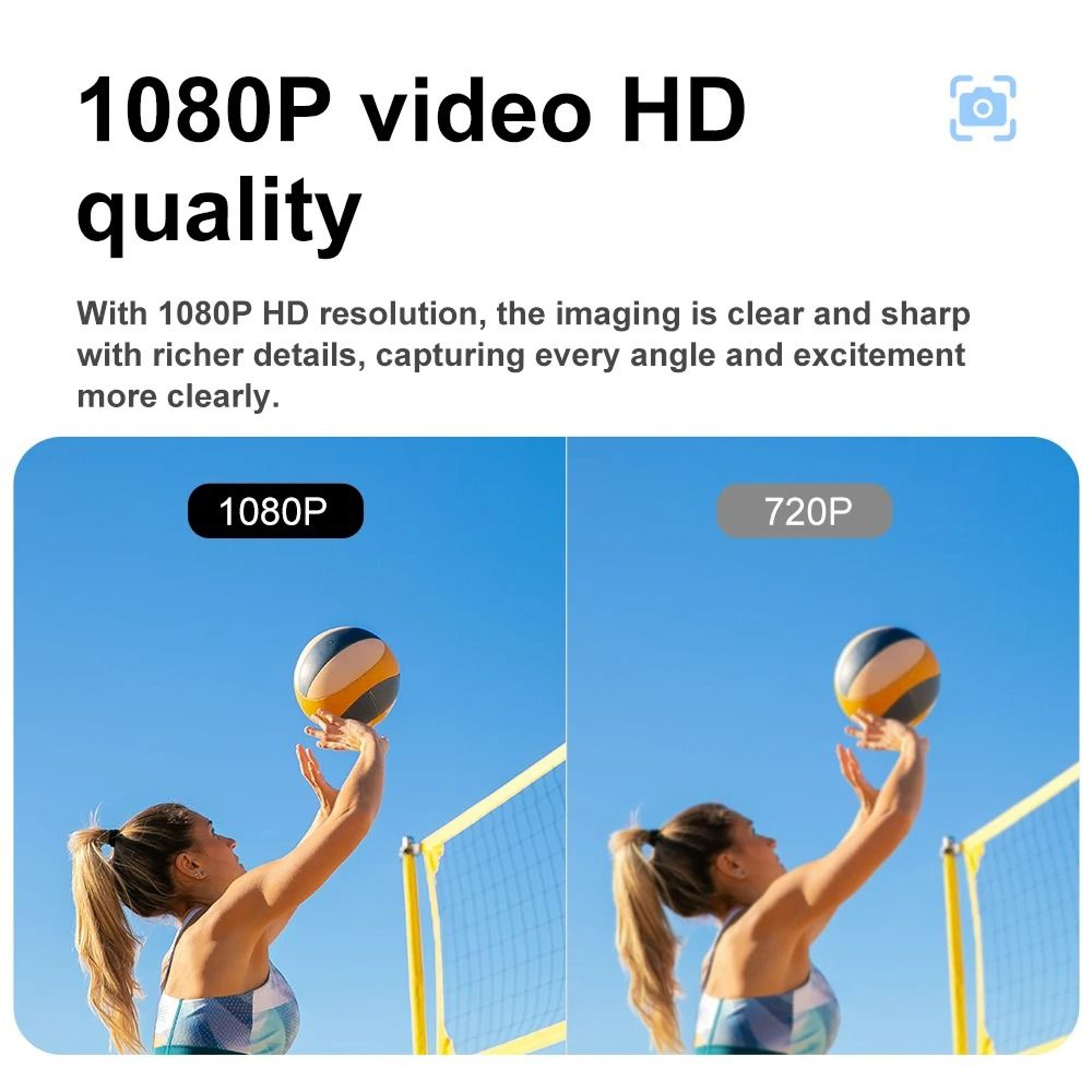 1080P WiFi Smart Mini Security Camera  Compact Motion Tracking Home Monitor 3