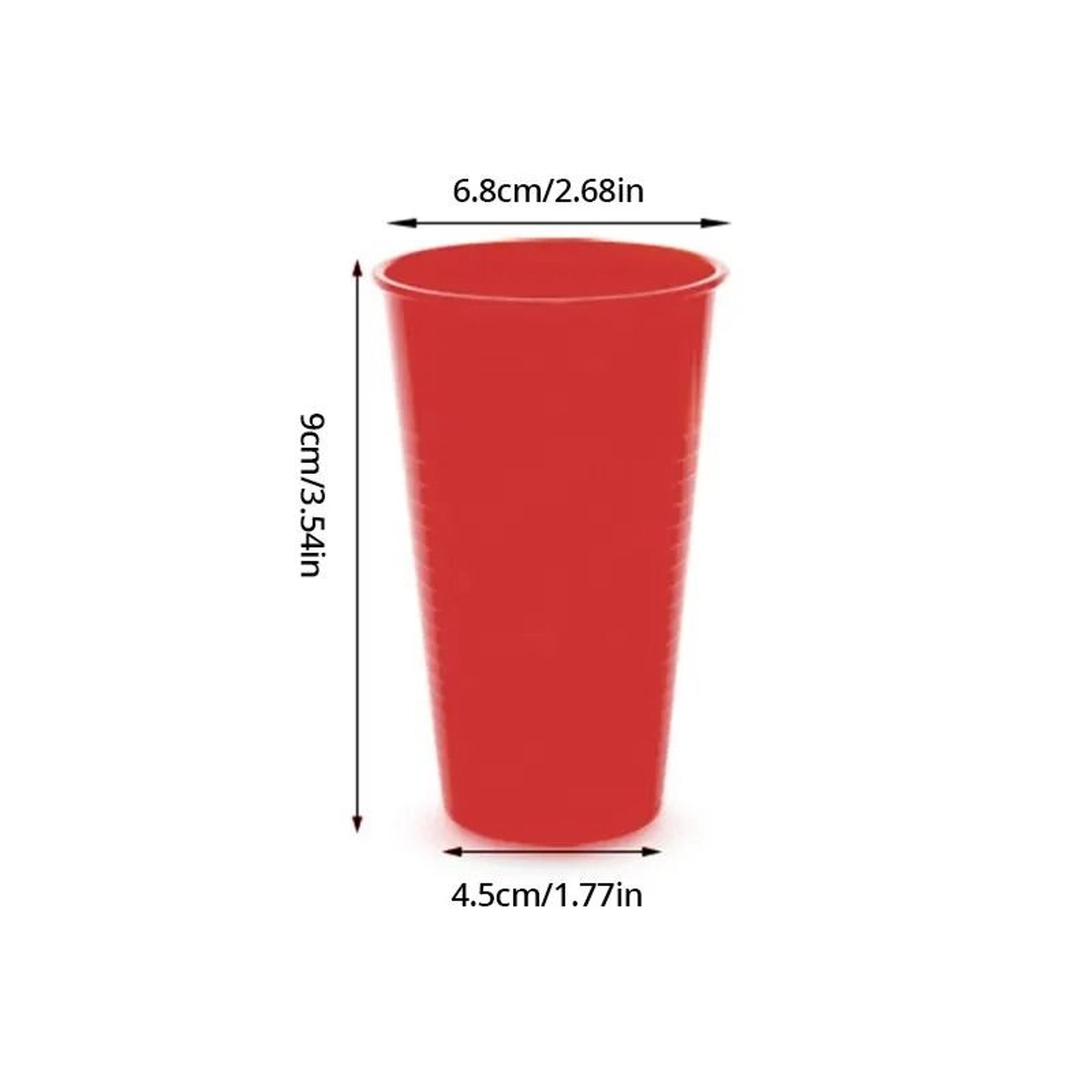 100Piece Colored Disposable Plastic Cup Set  Durable 220ml Party Supplies 5