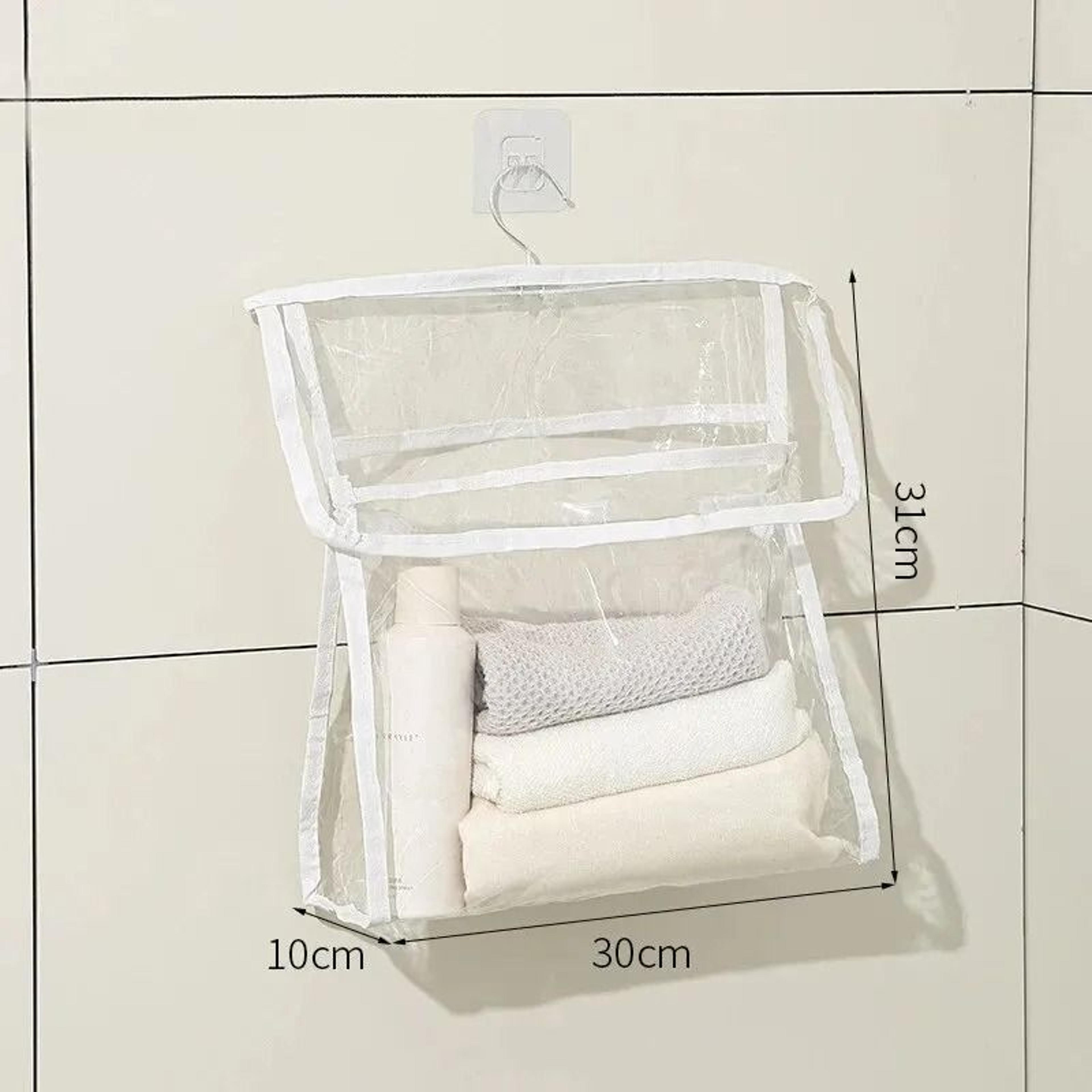 Waterproof Hanging Bathroom Bag  Transparent Storage For Clothing  Tech 9