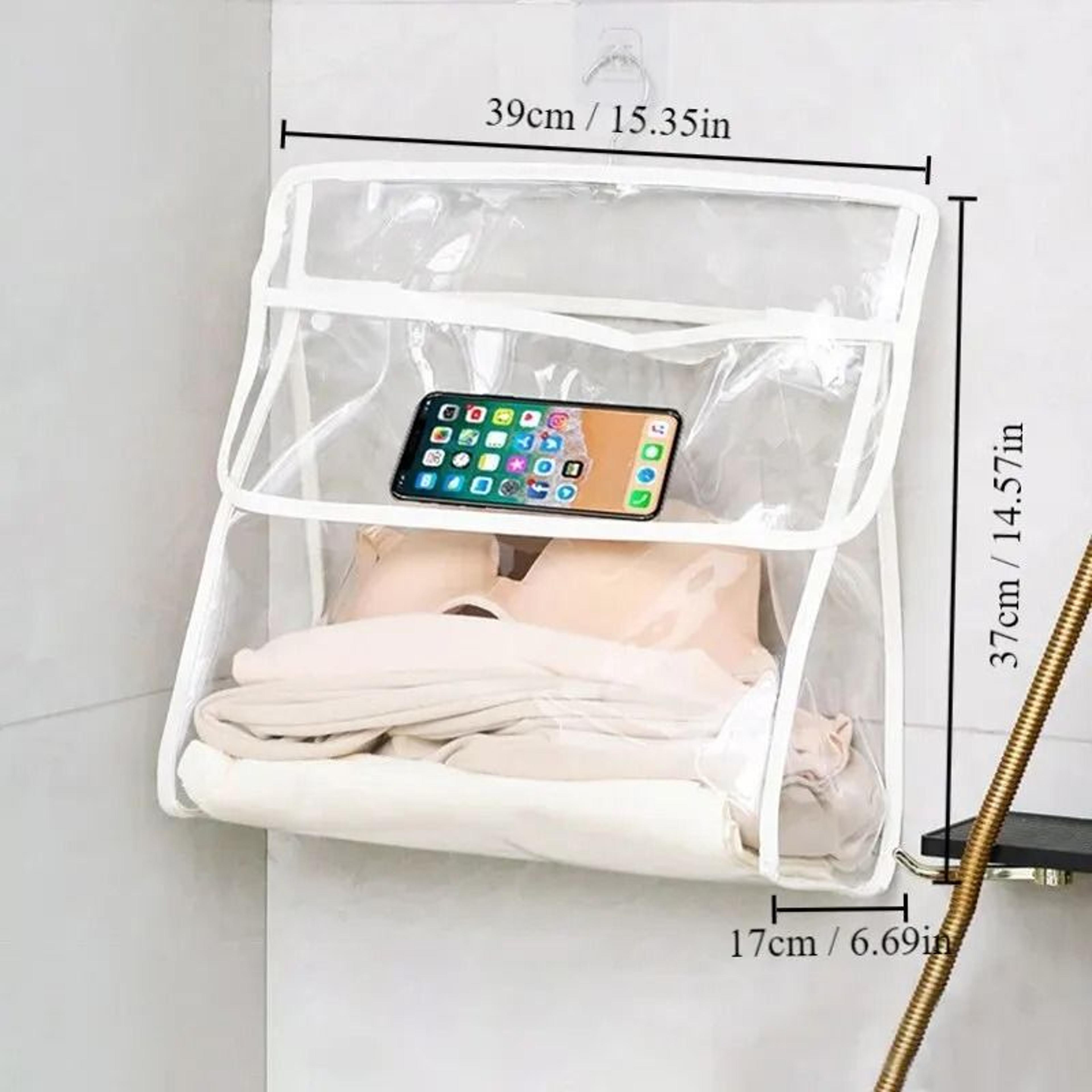 Waterproof Hanging Bathroom Bag  Transparent Storage For Clothing  Tech 6