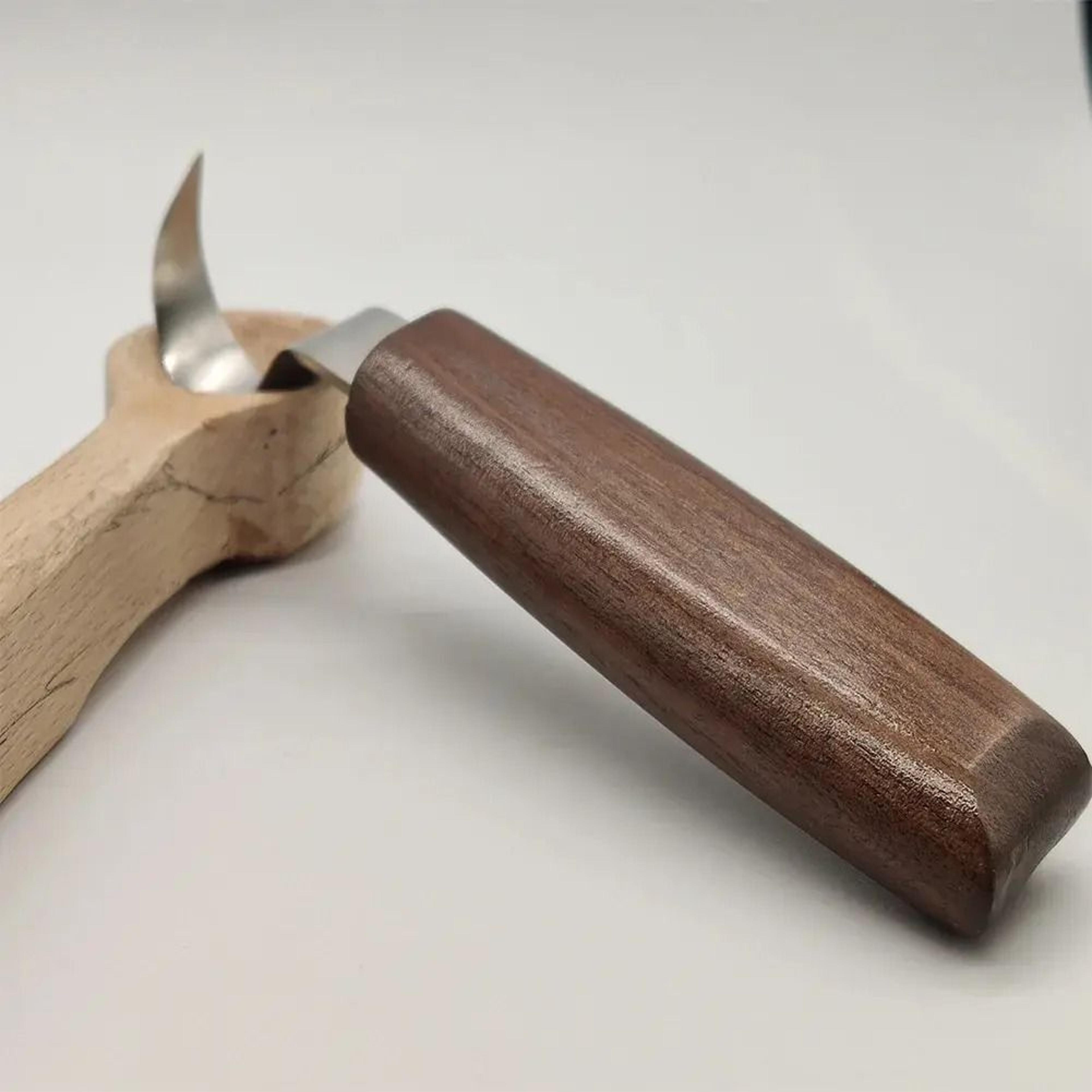 Professional Woodworking Carving Hook Knife  DIY Curved Wood Scraper 0