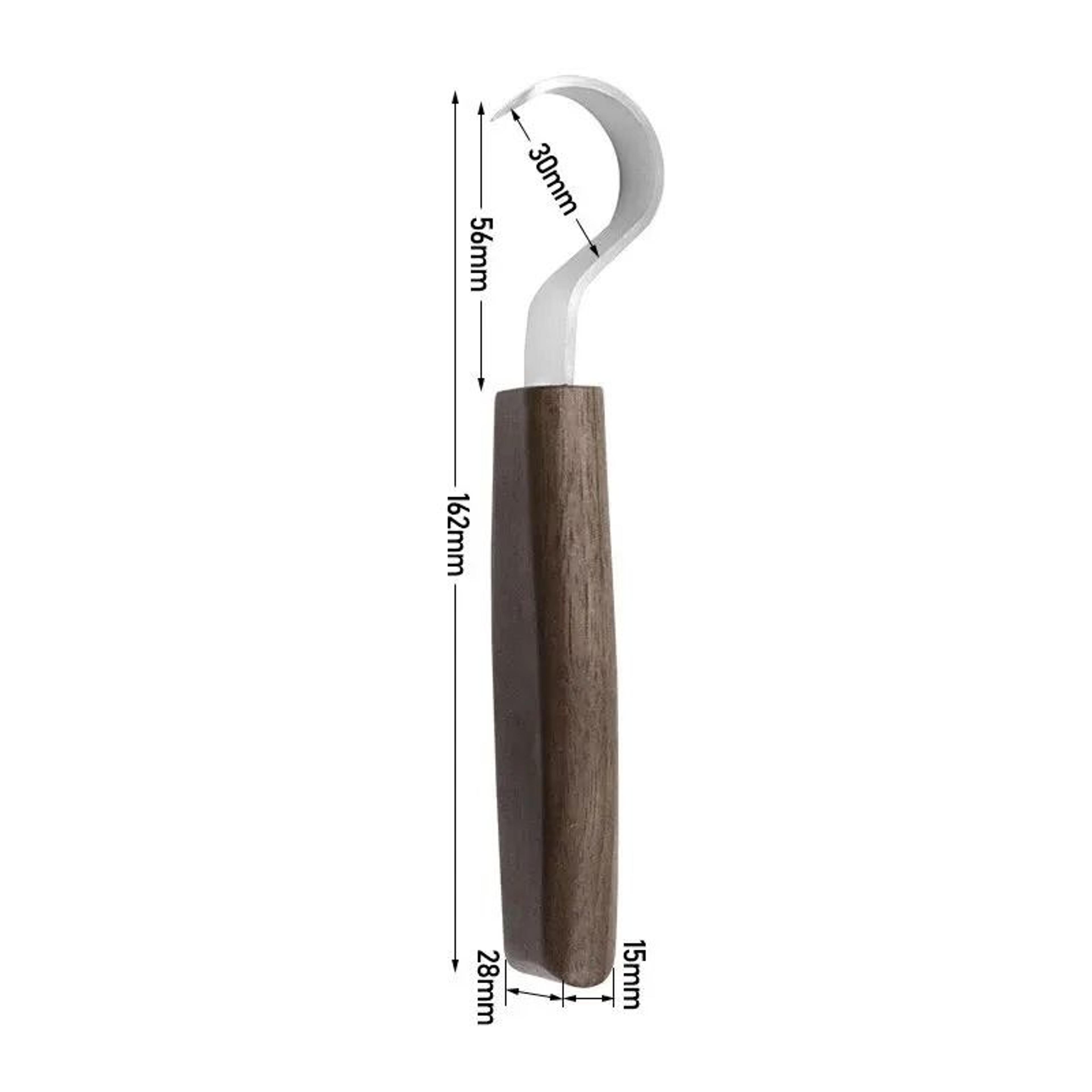 Professional Woodworking Carving Hook Knife  DIY Curved Wood Scraper 6