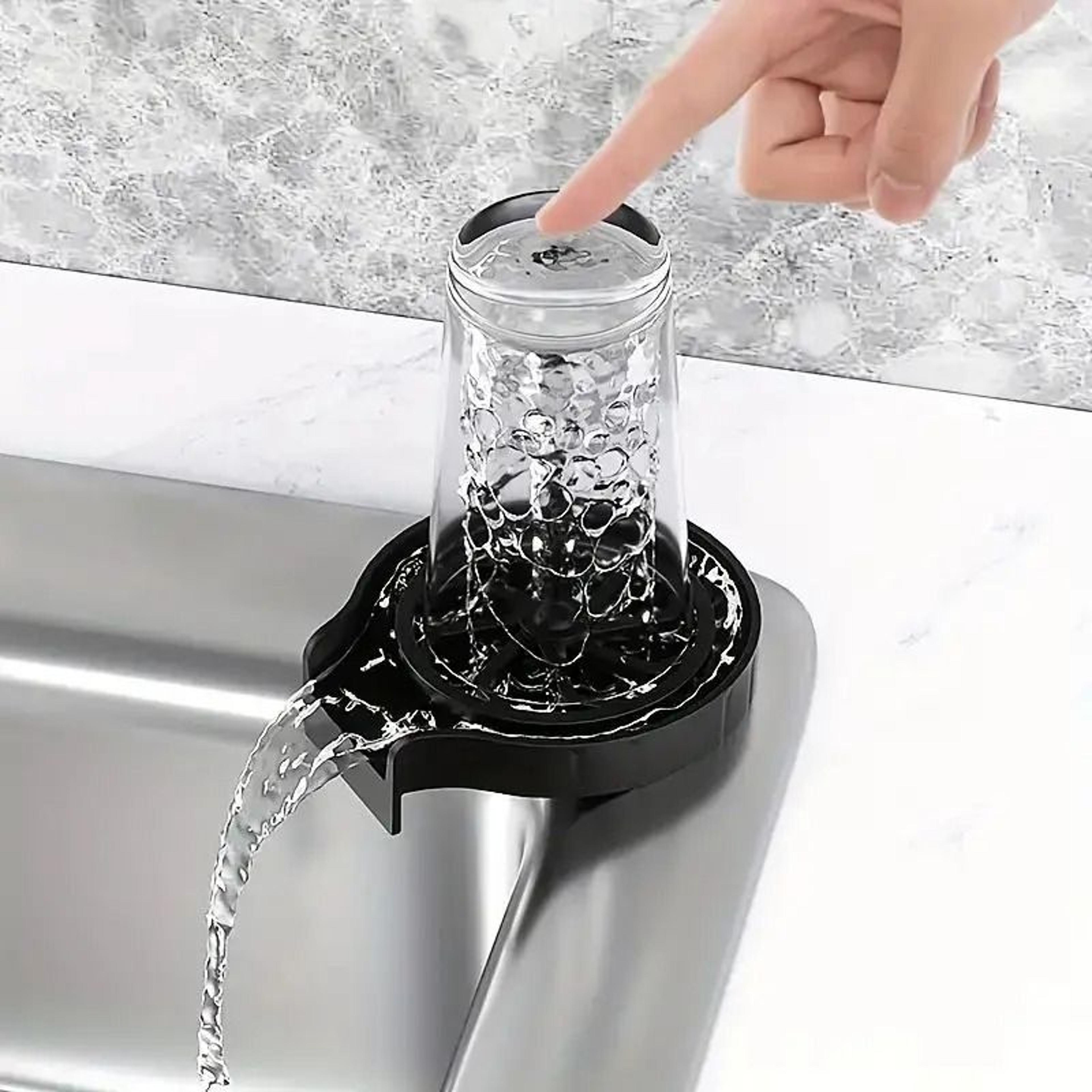Automatic HighPressure Cup Washer  QuickClean Glass Rinser For Kitchen Sinks 0