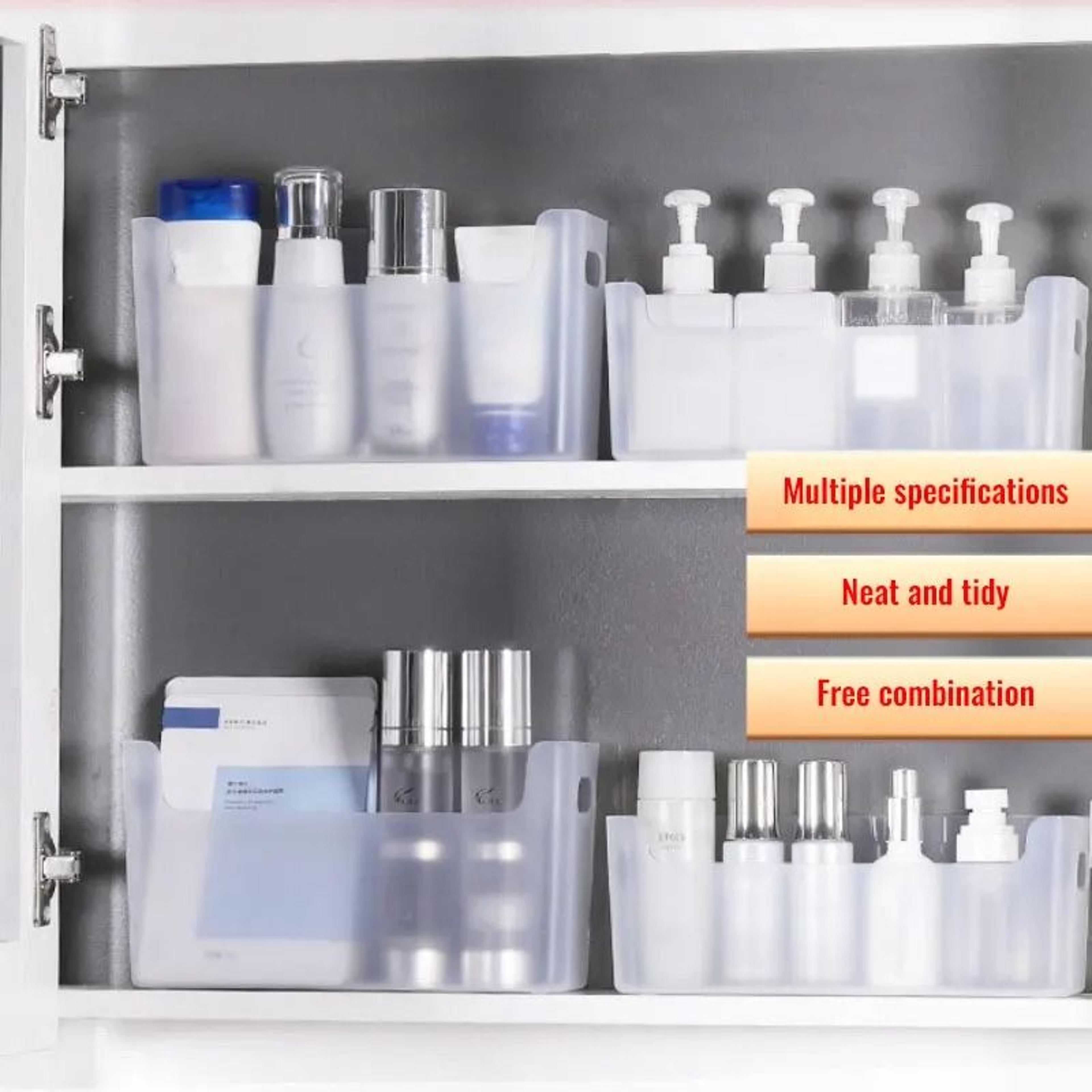 Kitchen Cabinet Layered Shelf Storage Box  SpaceSaving Drawer  Cabinet Organizer 2