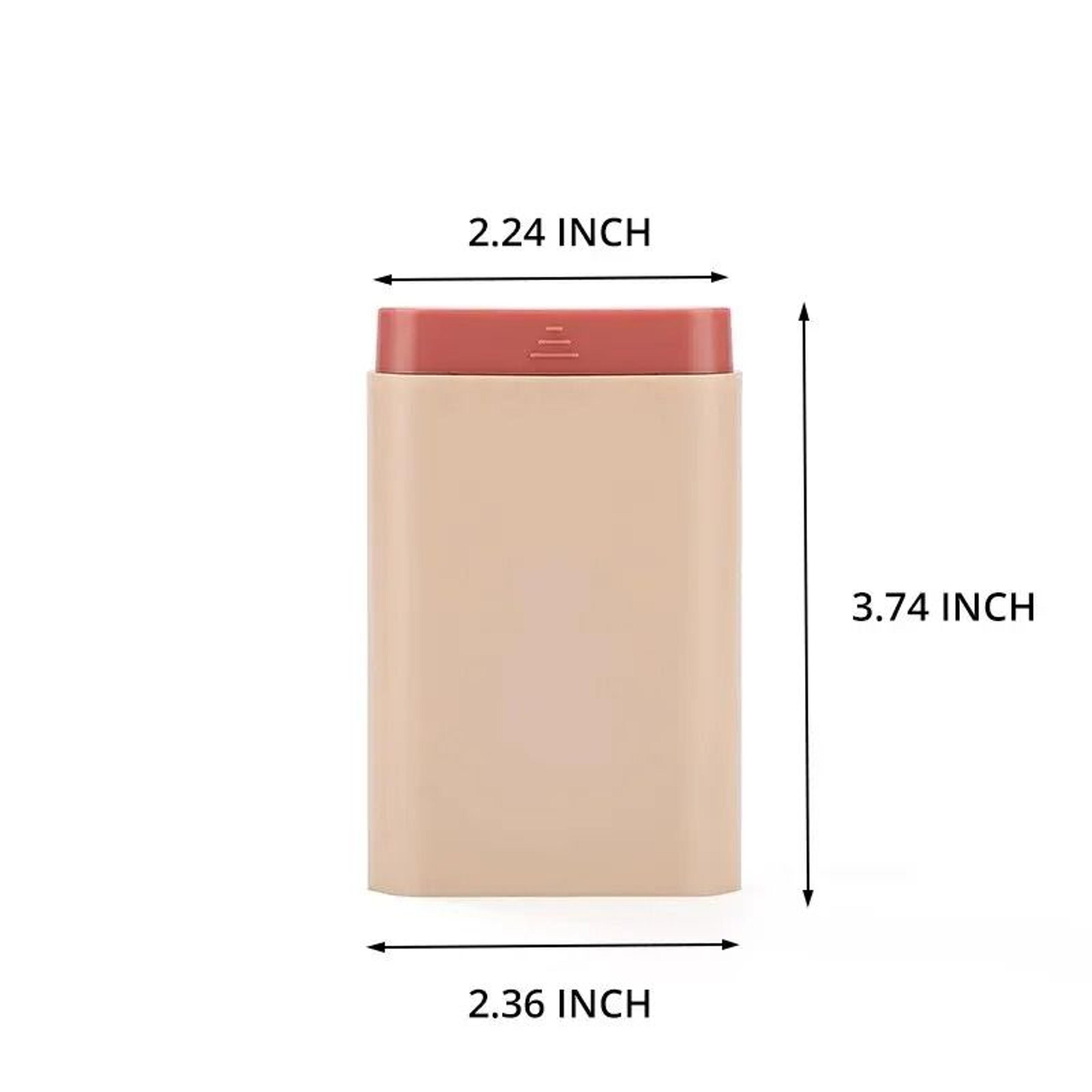 6Grid Rectangle Medicine Box  Portable Vitamin  Pill Storage Case 9