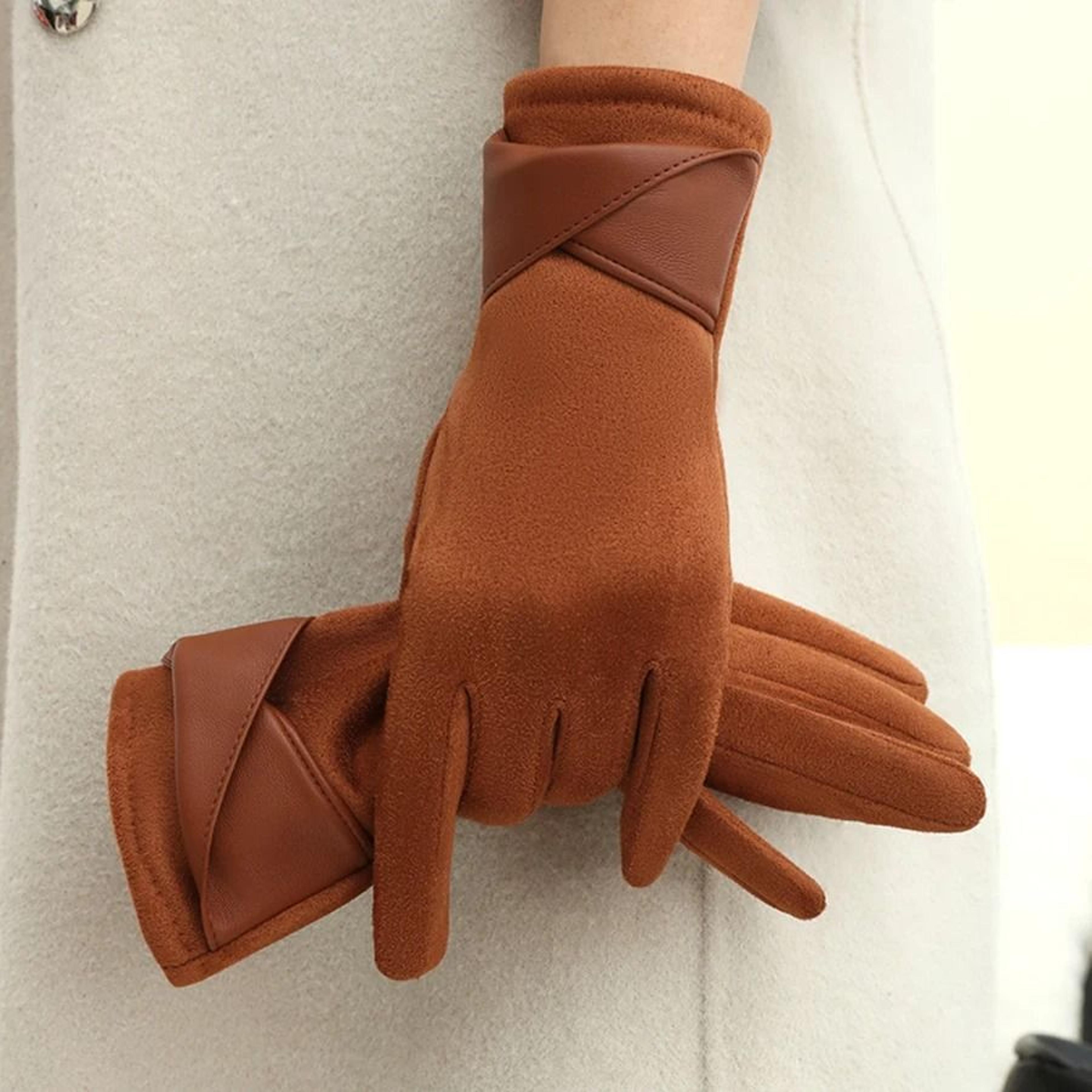 Korean Style Winter Thermal Gloves  Touchscreen Windproof  Velvet AntiCold Mittens 9
