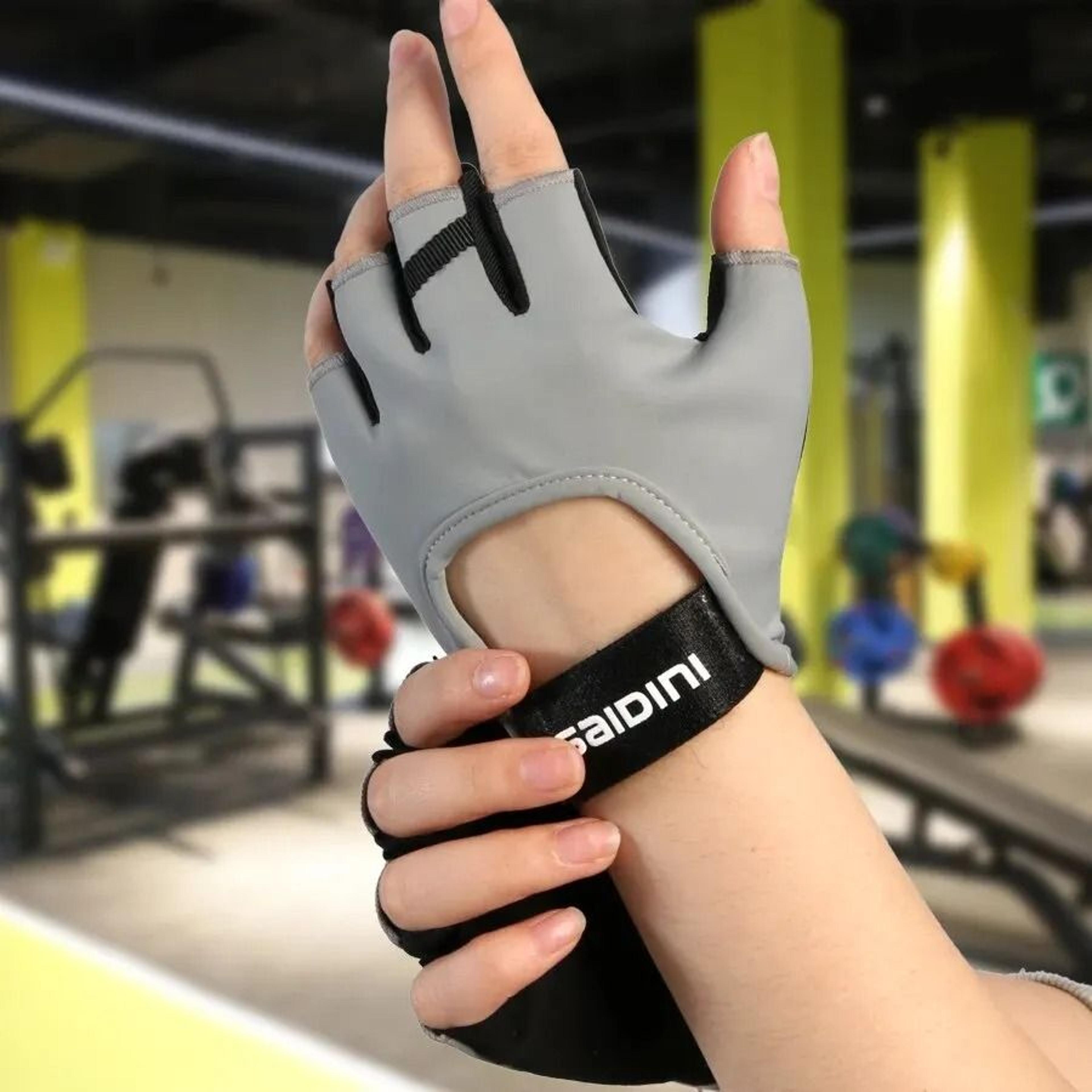 Womens HalfFinger Sports Gloves  AntiSlip  ShockAbsorbing Fitness Gear 9