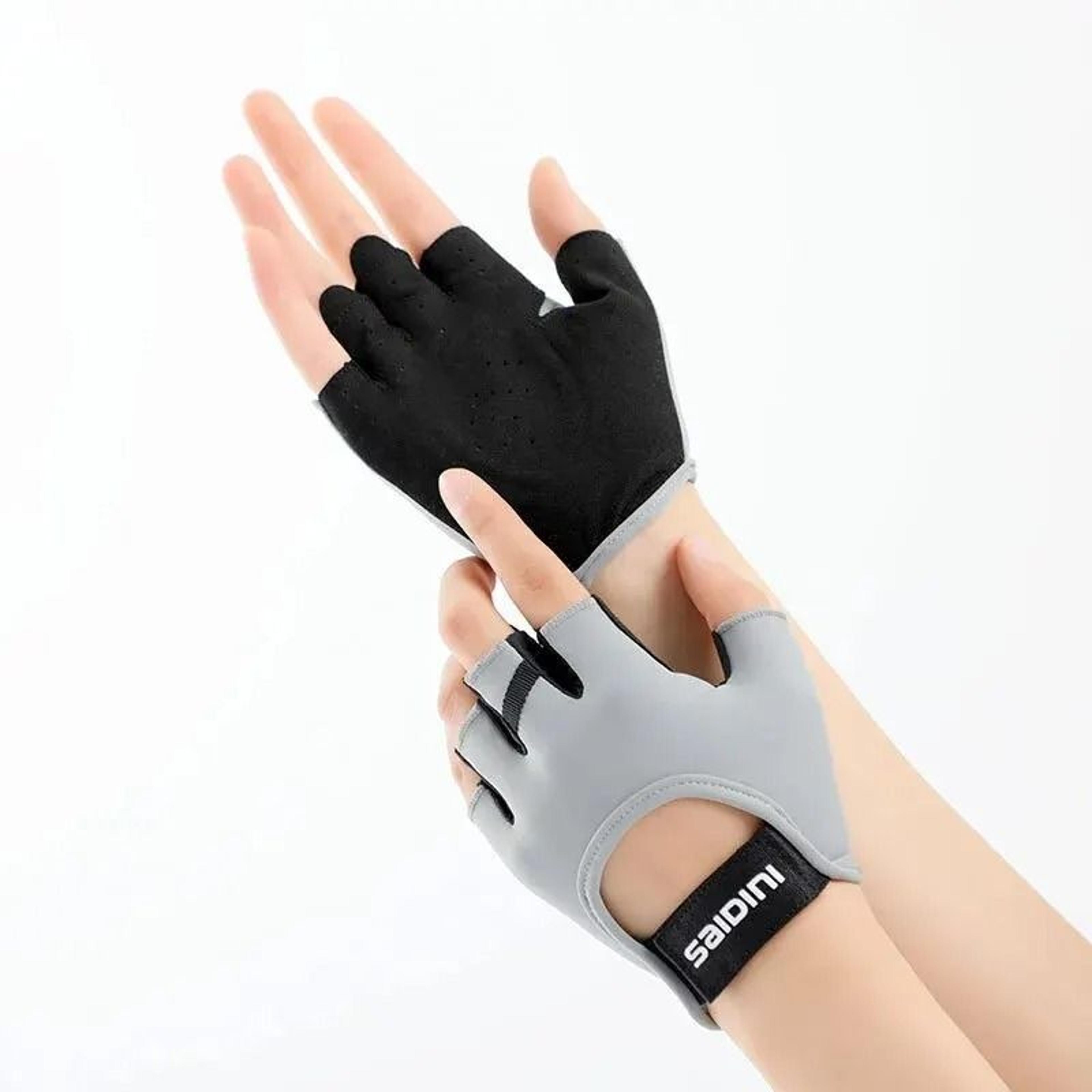 Womens HalfFinger Sports Gloves  AntiSlip  ShockAbsorbing Fitness Gear 4