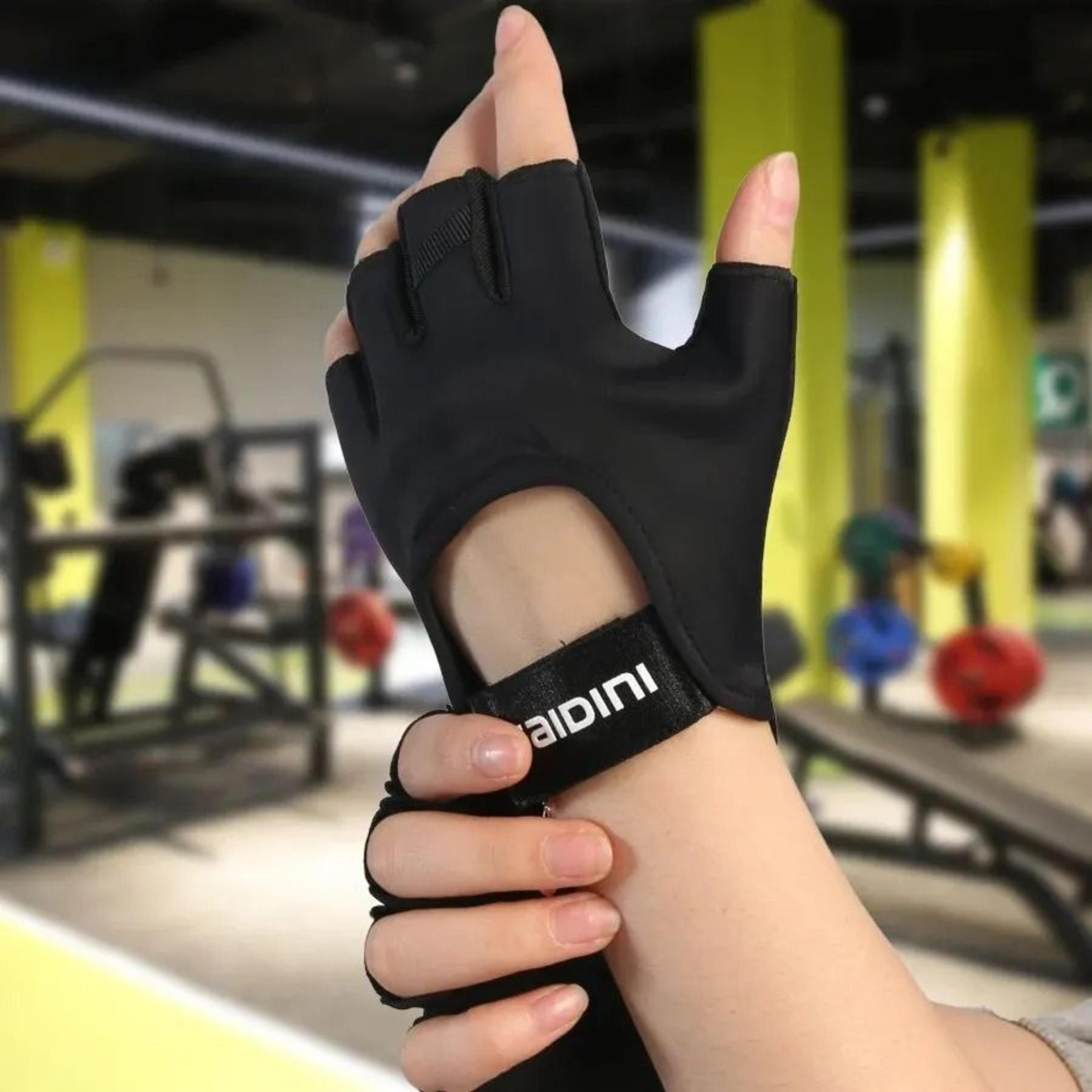 Womens HalfFinger Sports Gloves  AntiSlip  ShockAbsorbing Fitness Gear 7