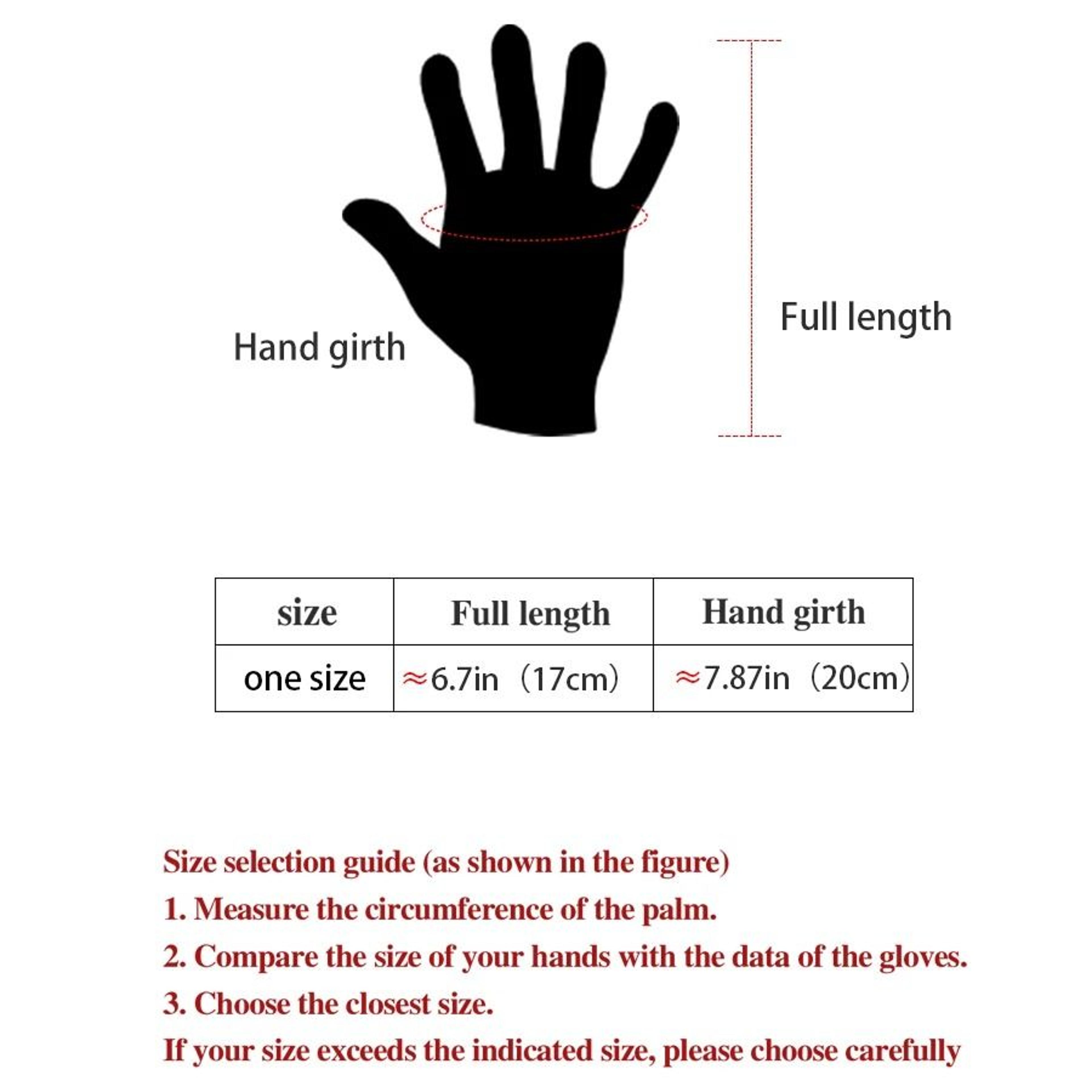 Winter Womens Fingerless Thermal Gloves  Thick HalfFinger Student Design 5