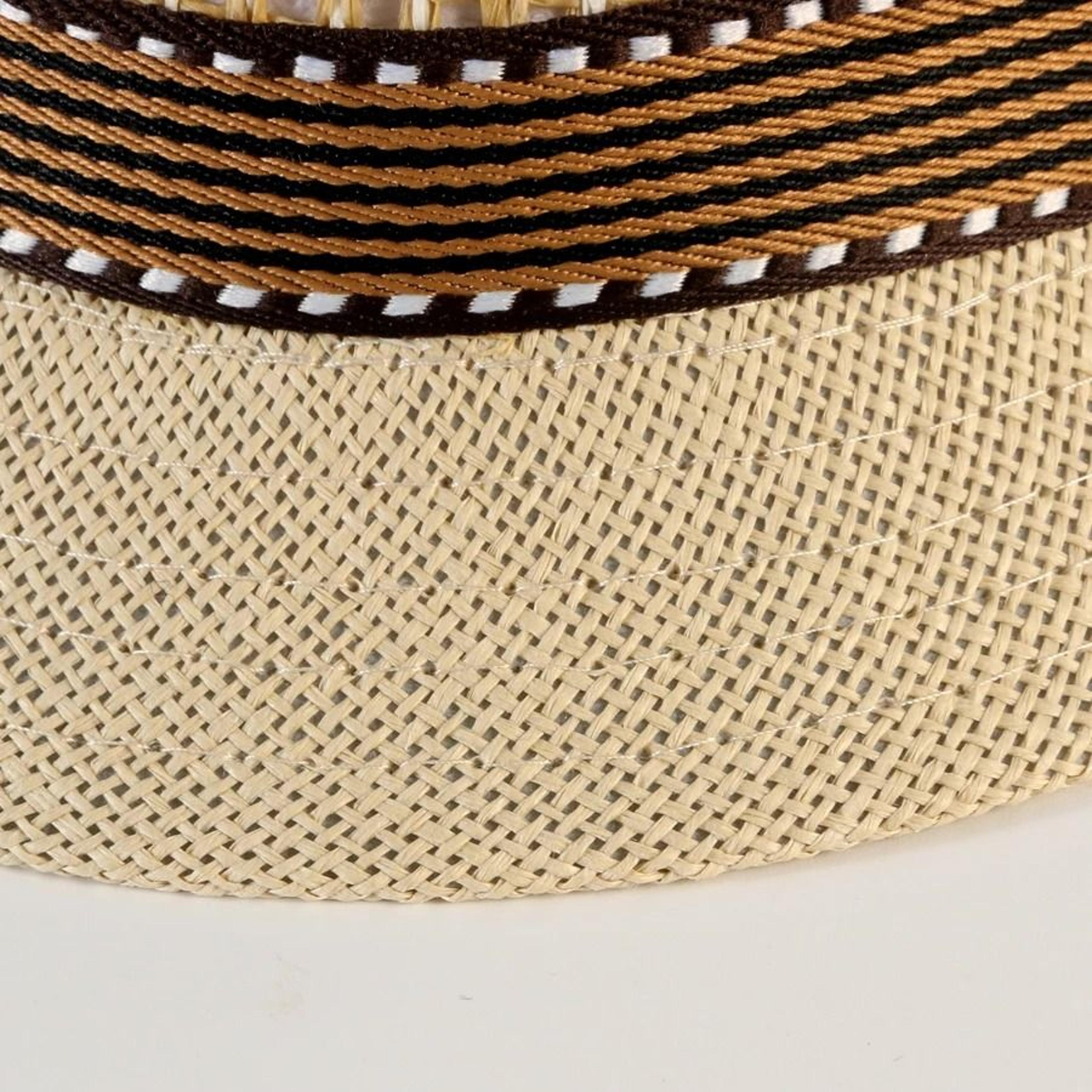 Classic Breathable Panama Straw Sun Hat For Men 4