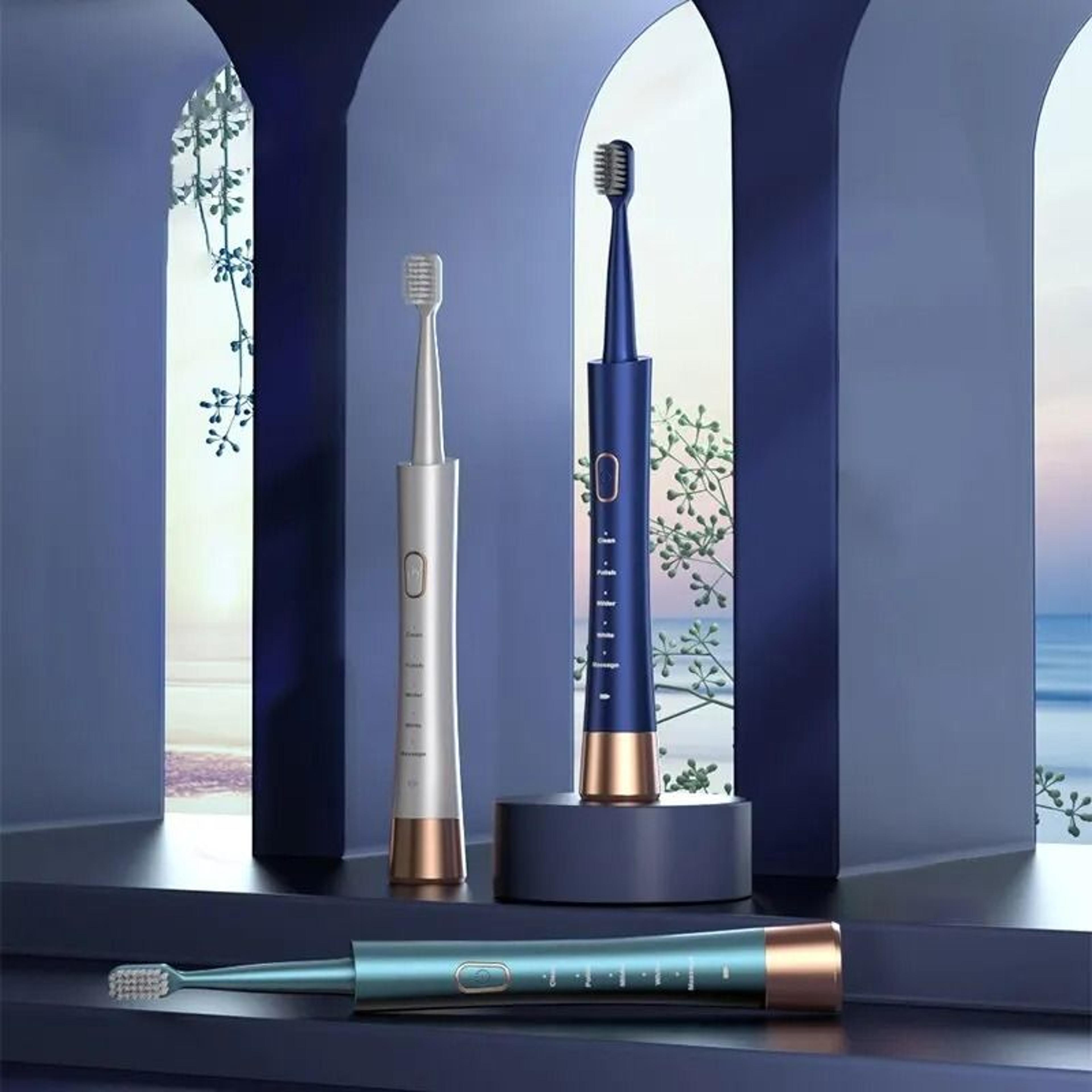 Ultrasonic Deep Clean Waterproof Electric Toothbrush With 5 Modes  TypeC Charging 4