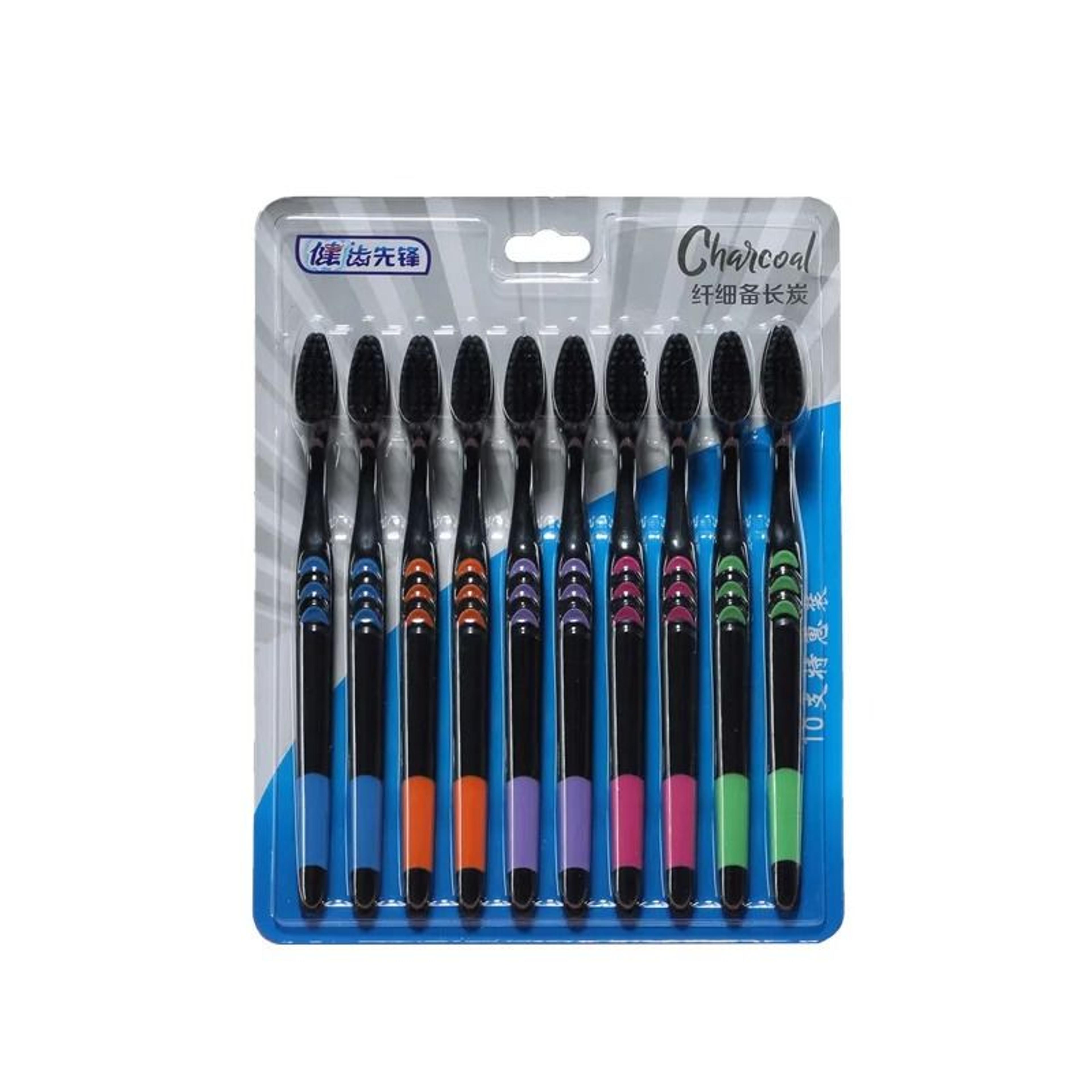 Antibacterial Bamboo Charcoal Soft Bristle Toothbrush For Men  Women 5