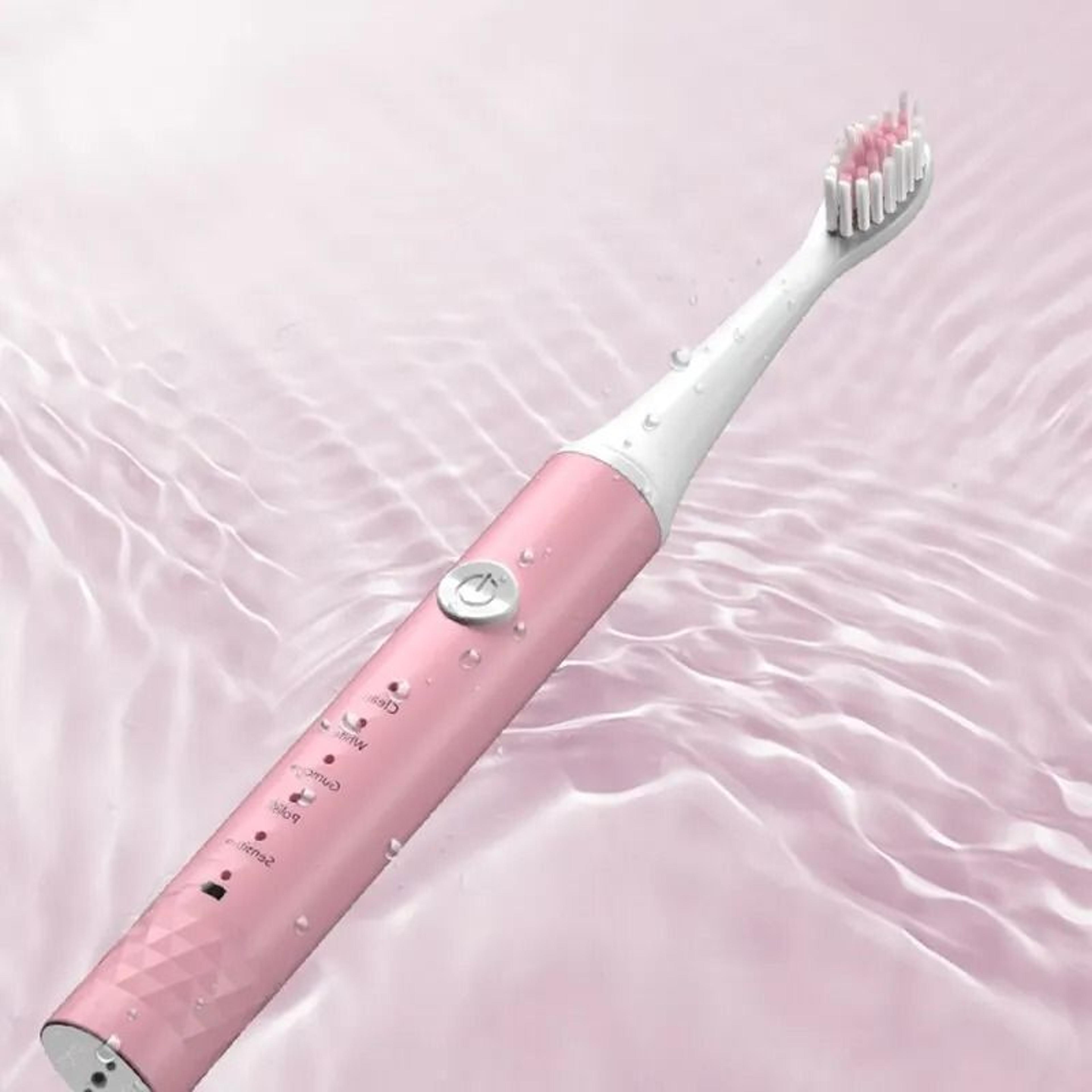 Rechargeable 5Mode Sonic Dental System  40000 SPM Waterproof Ultrasonic Toothbrush 5