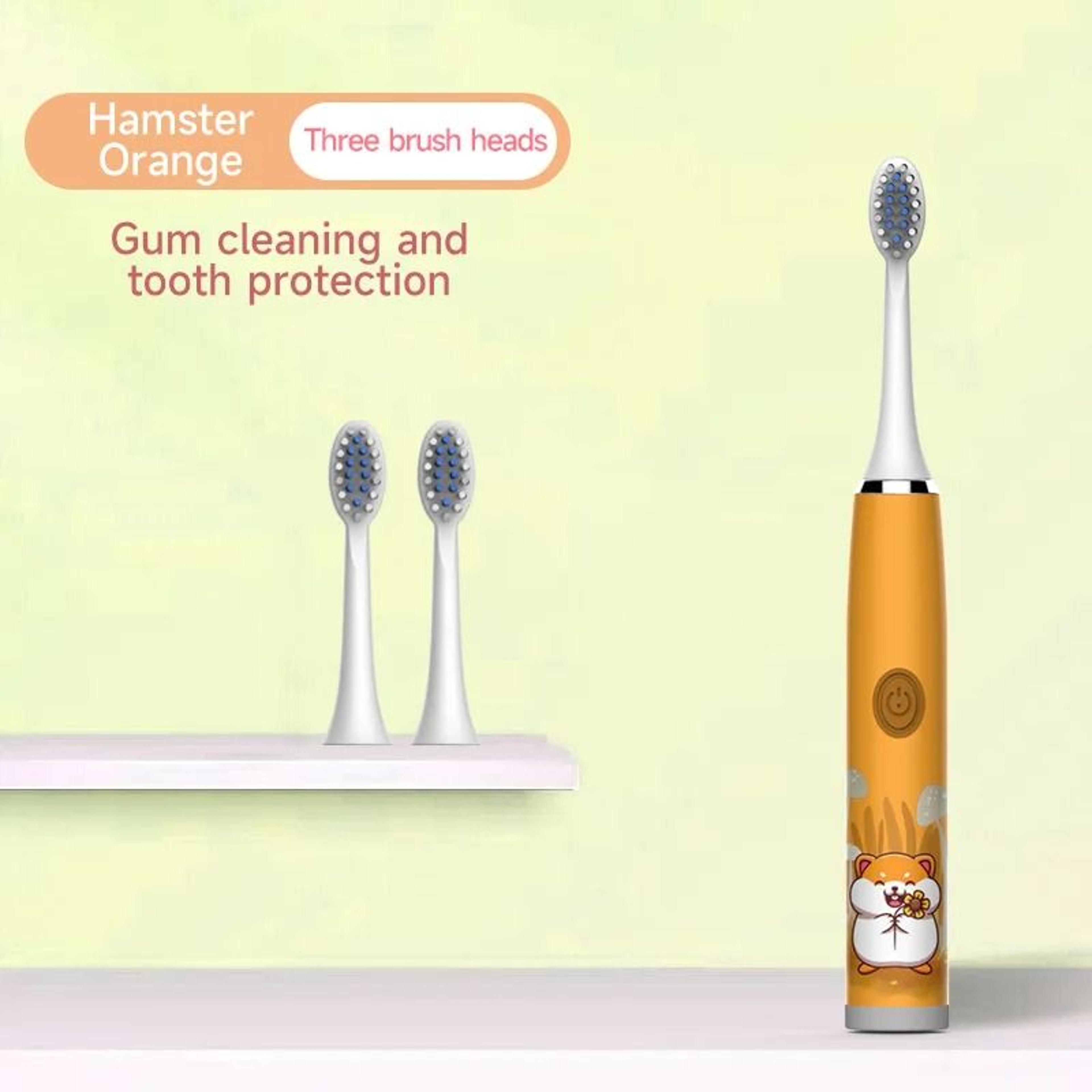 Childrens Sonic Electric Toothbrush  Colorful Cartoon Design For Kids  USB Rechargeable  Waterproof 7