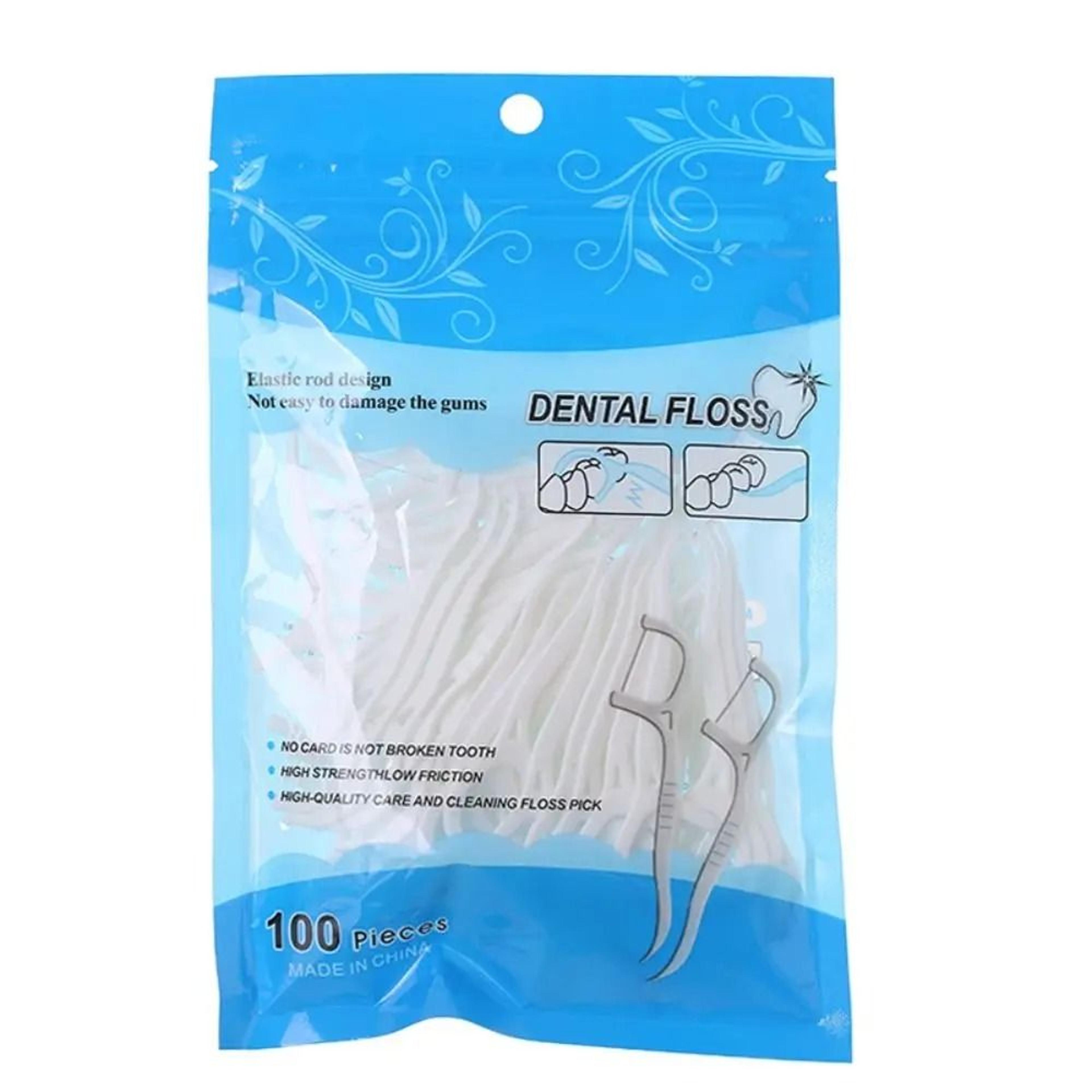 Professional UltraFine Flat Dental Floss Picks  50100 Pcs Bulk Hygiene Set 8
