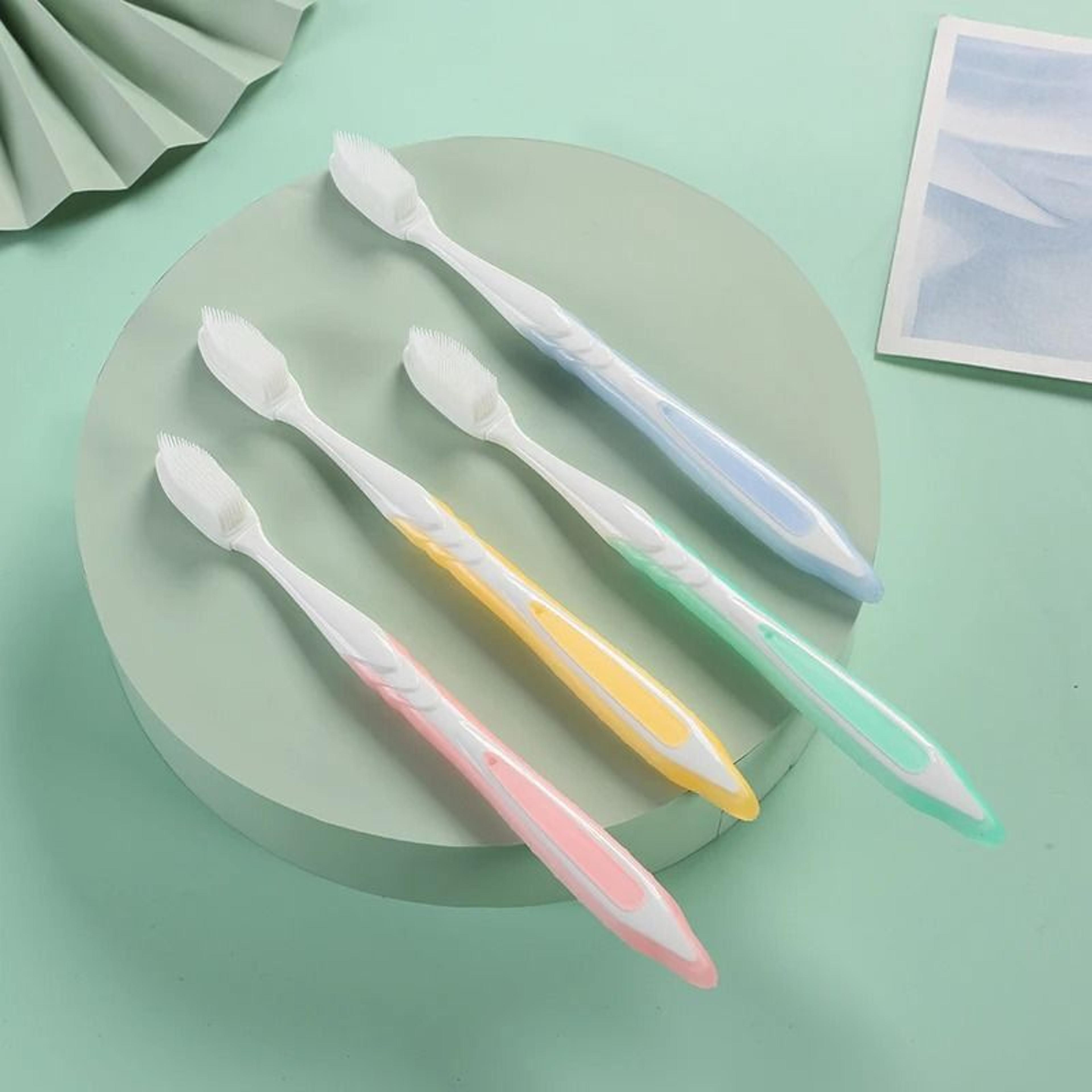 Nanotechnology Antibacterial Manual Toothbrush  Deep Cleaning  Gingival Protection 1