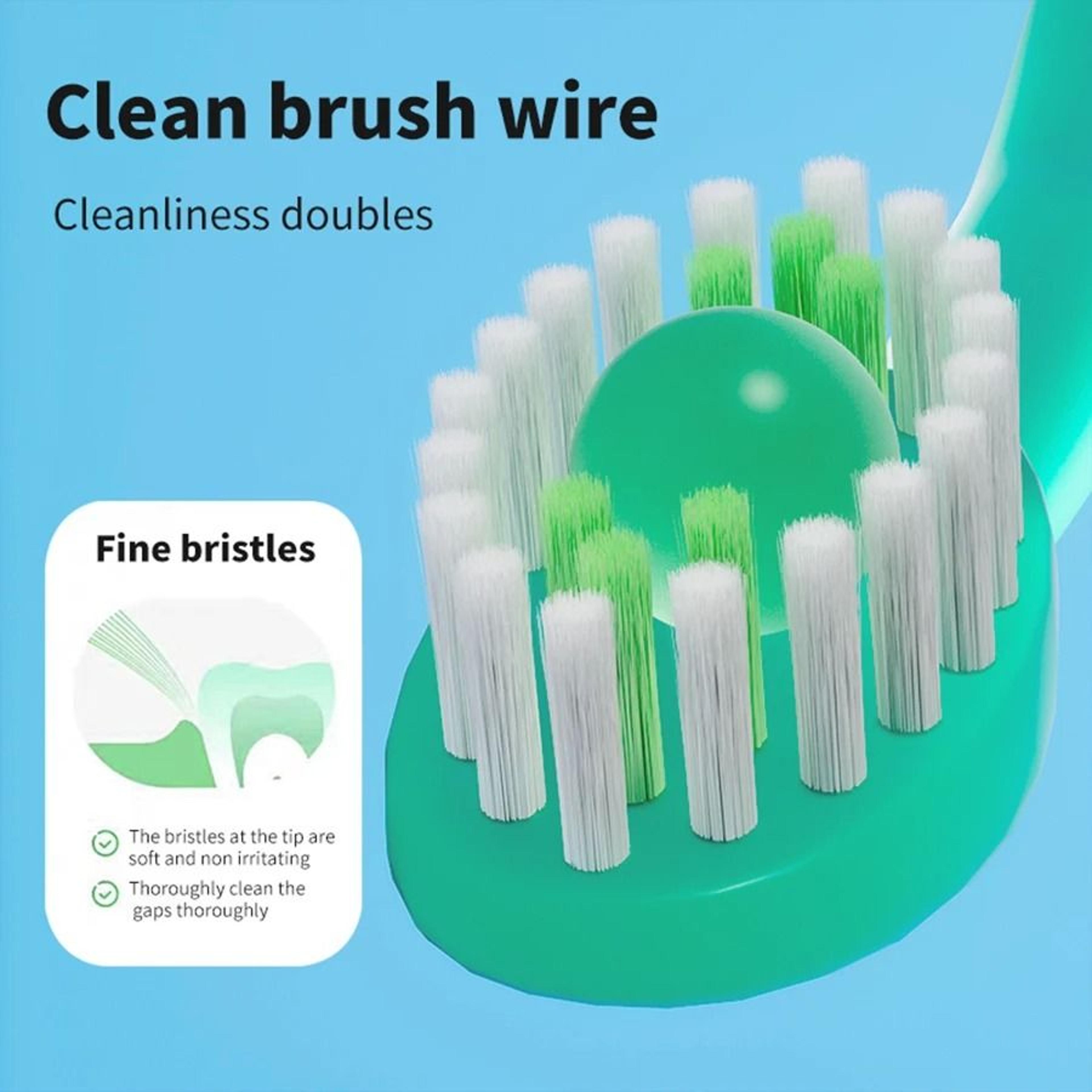 3in1 Portable Travel Bursting Bead Toothbrush  Mini Disposable Dental Kit 8 Pcs 2